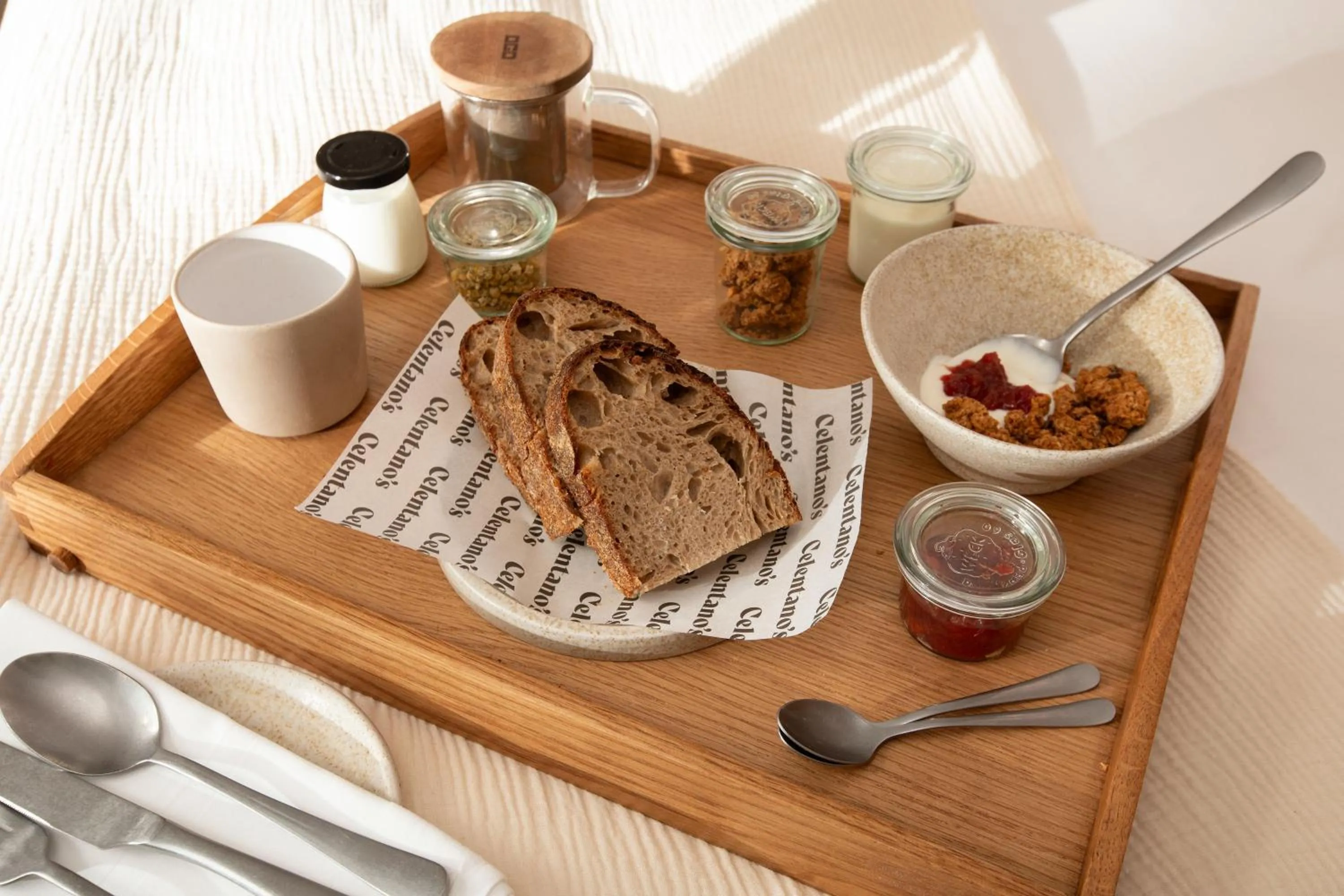 Food in Celentano's Restaurant with Rooms