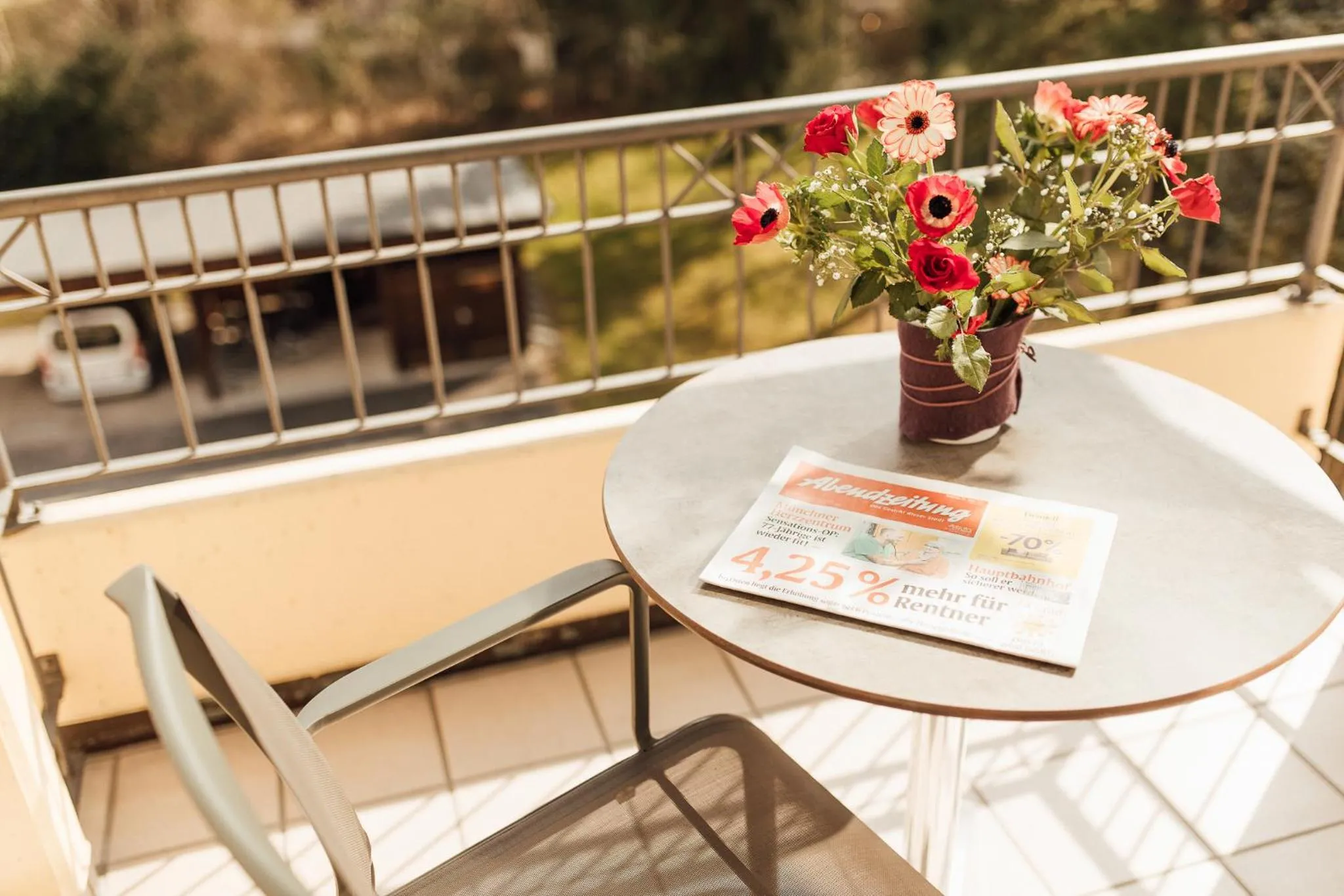 Balcony/Terrace in Hotel Reindl Suiten & Appartments