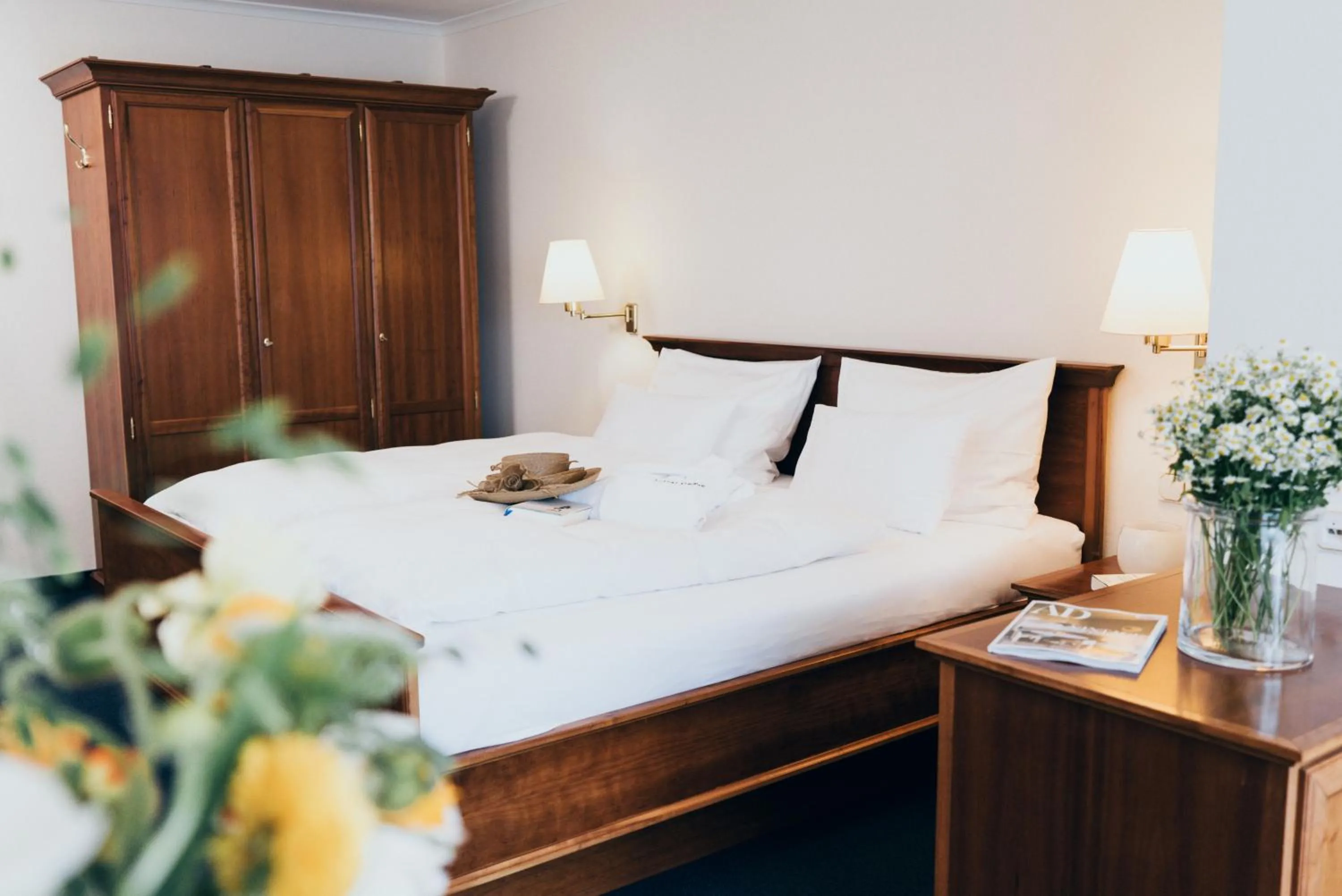 Bed in Hotel Reindl Suiten & Appartments