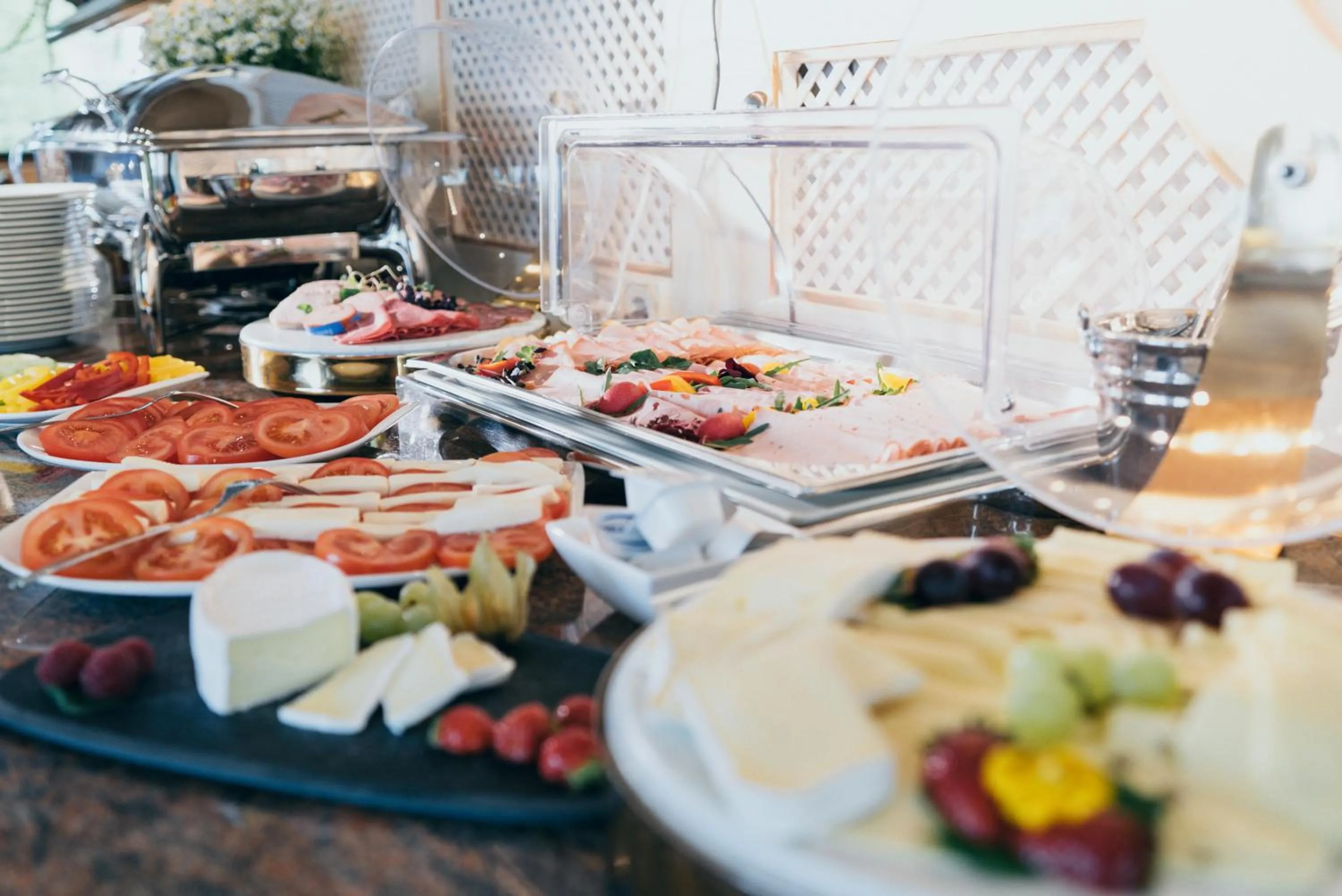 Food and drinks in Hotel Reindl Suiten & Appartments