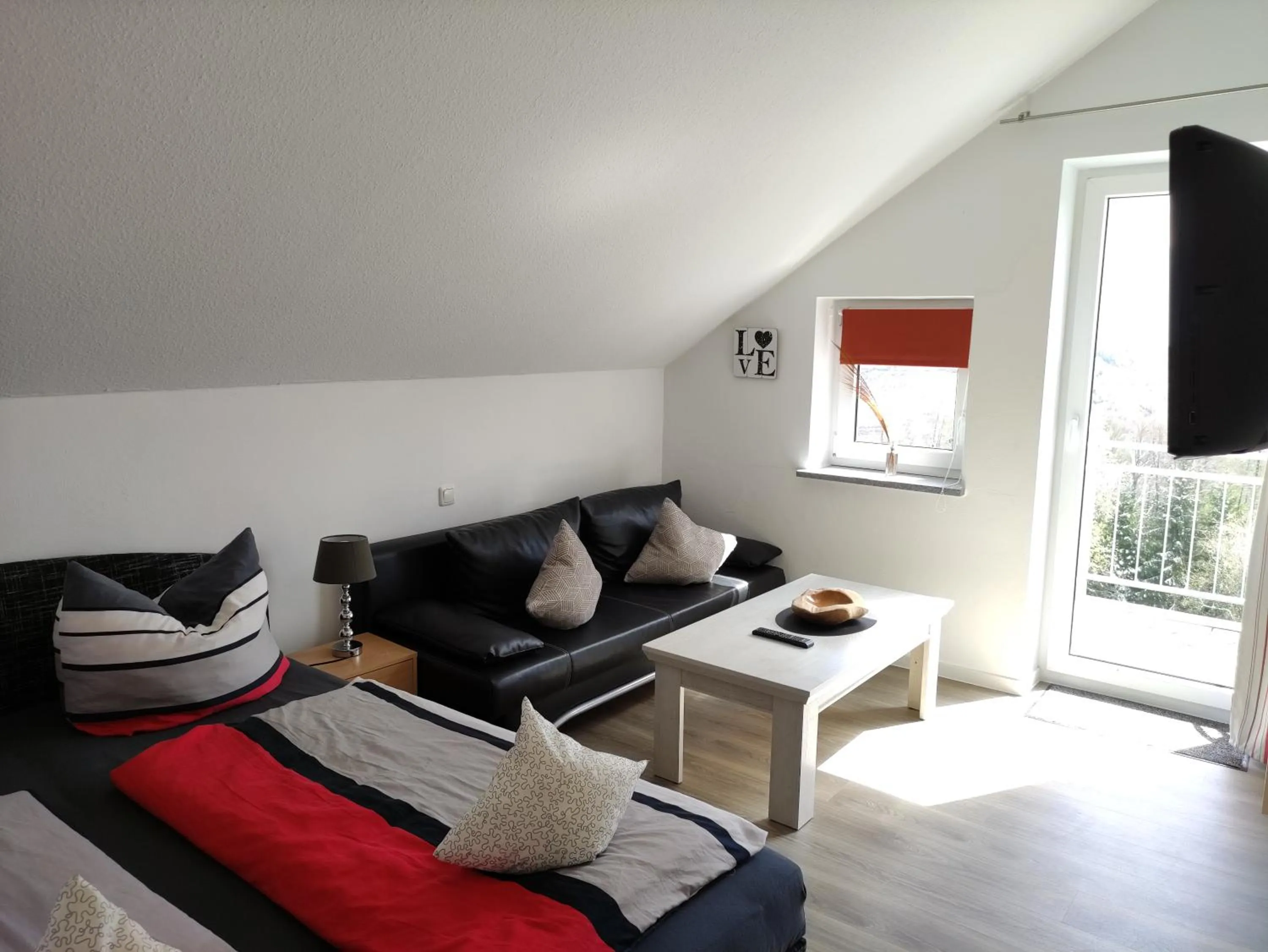 Living room, Bed in Appart-Hotel Harmonie