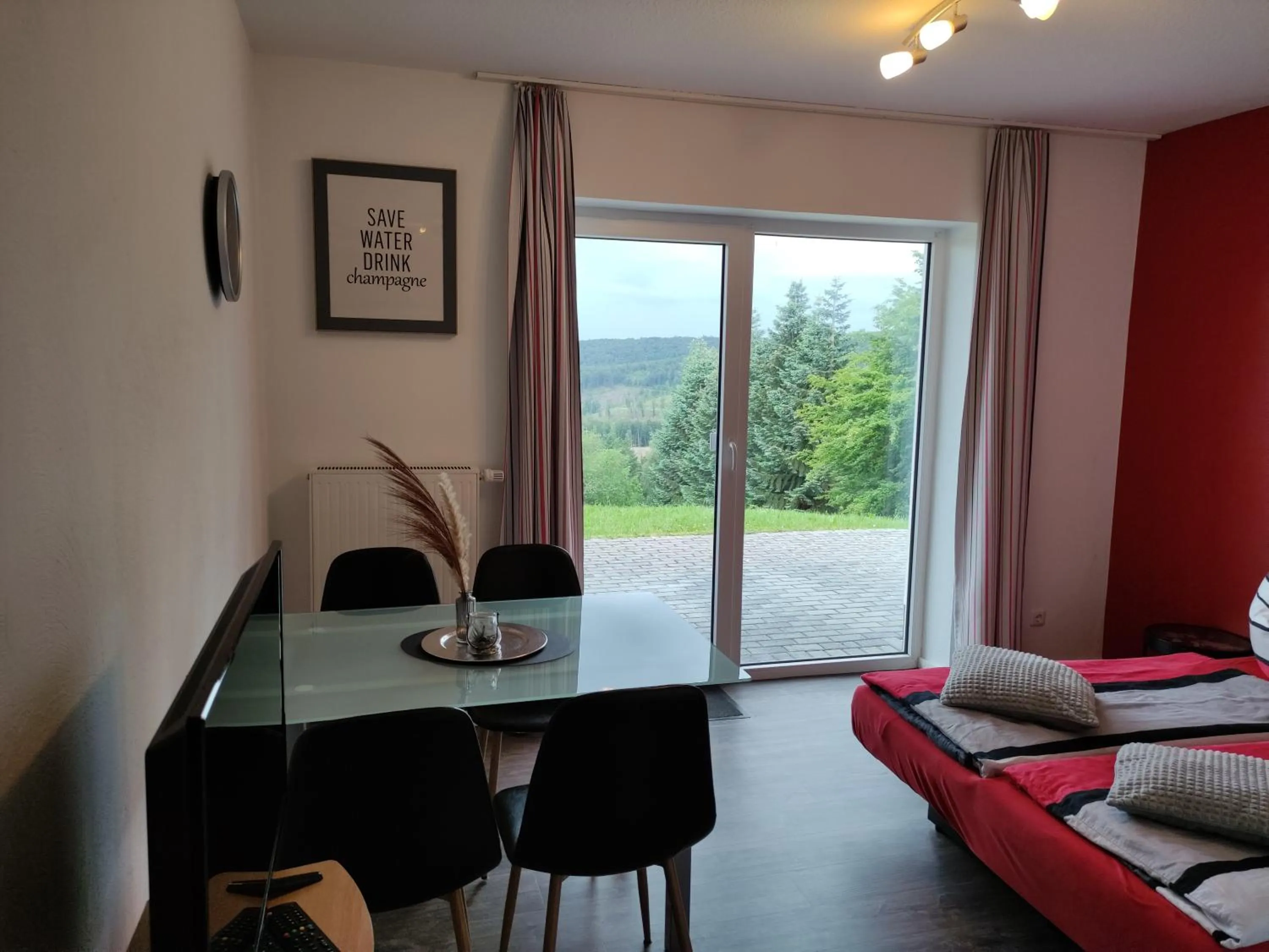 Living room, Bed in Appart-Hotel Harmonie