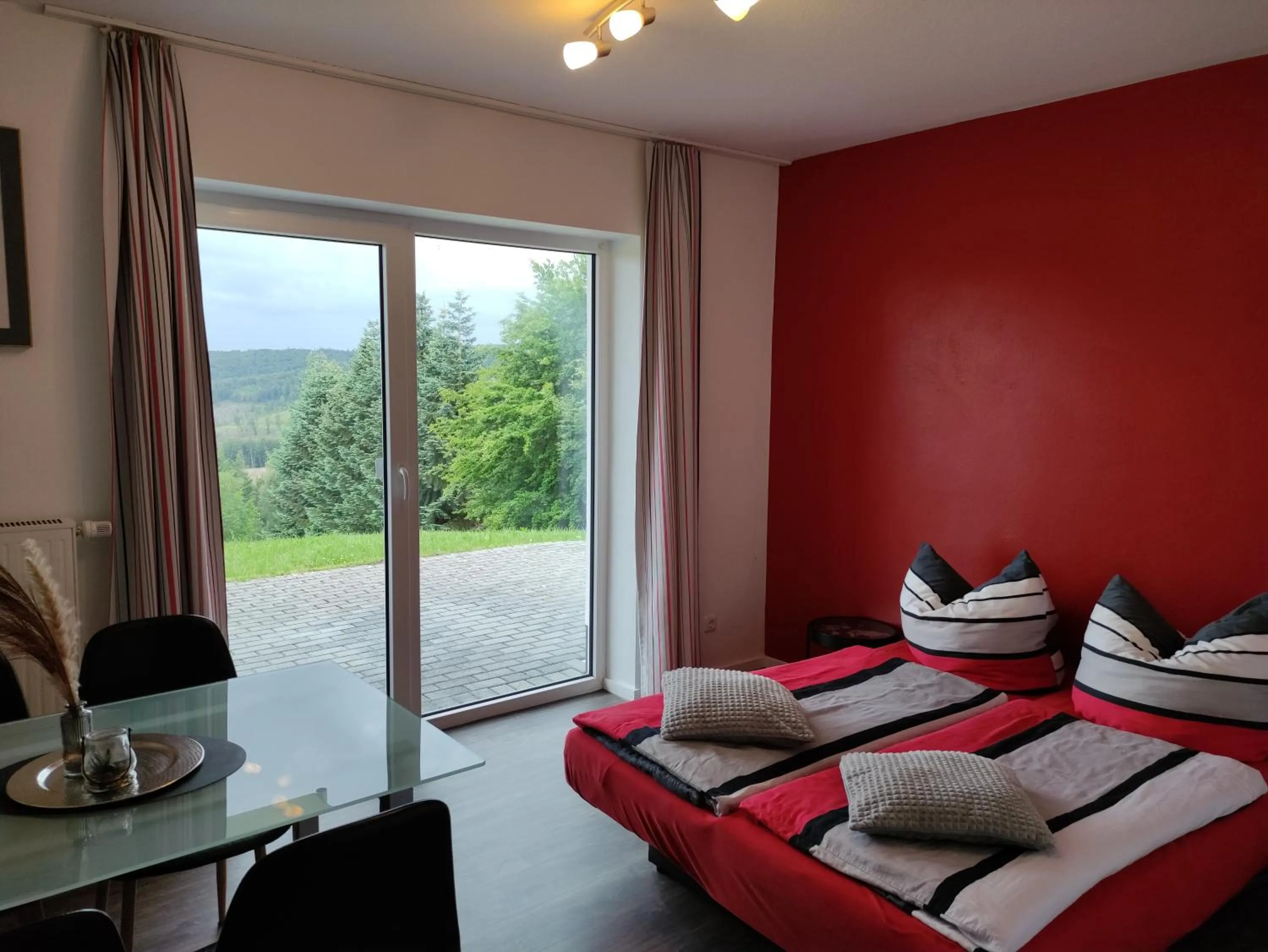 Living room, Bed in Appart-Hotel Harmonie