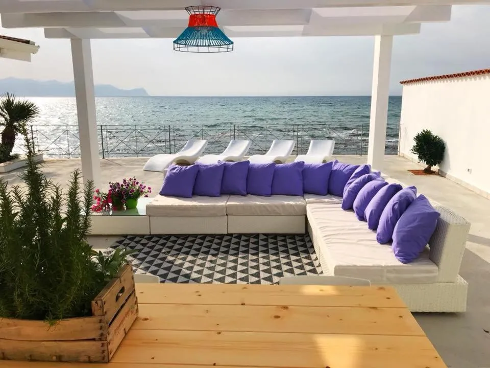 Balcony/Terrace, Bed in Marina Beach Resort by Le Dhome Sicily