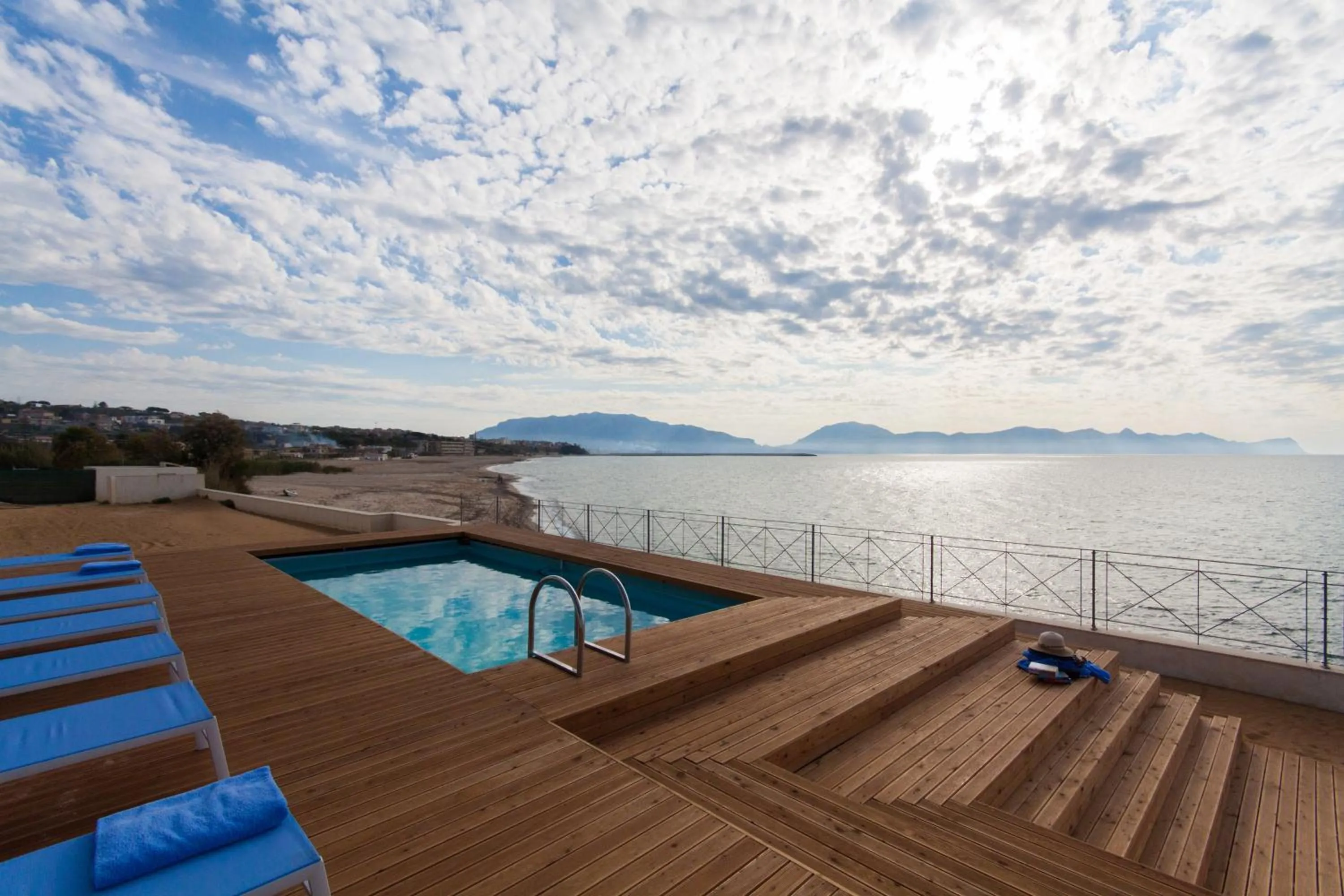 Pool view in Marina Beach Resort by Le Dhome Sicily