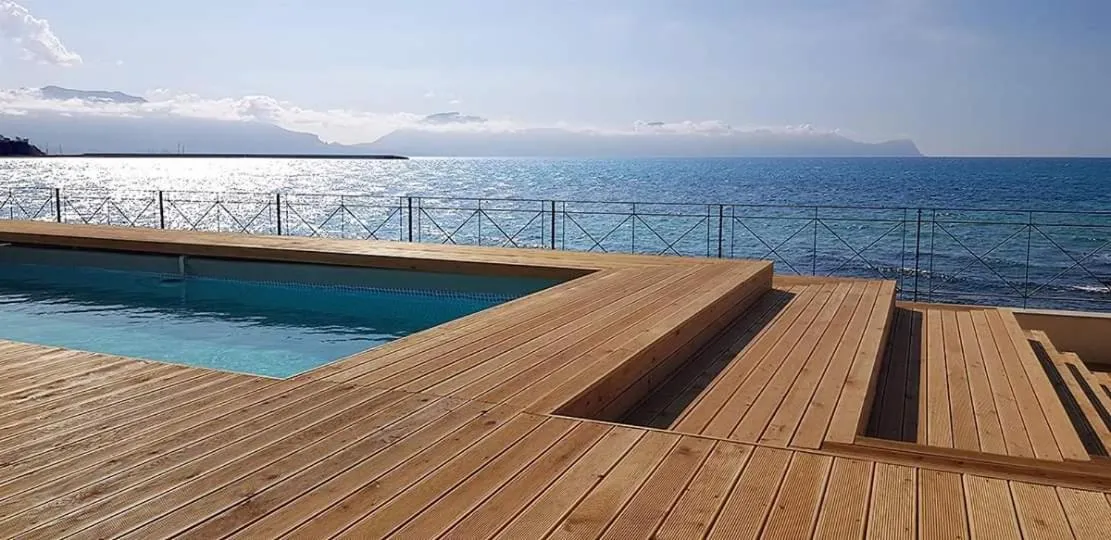 Swimming pool in Marina Beach Resort by Le Dhome Sicily