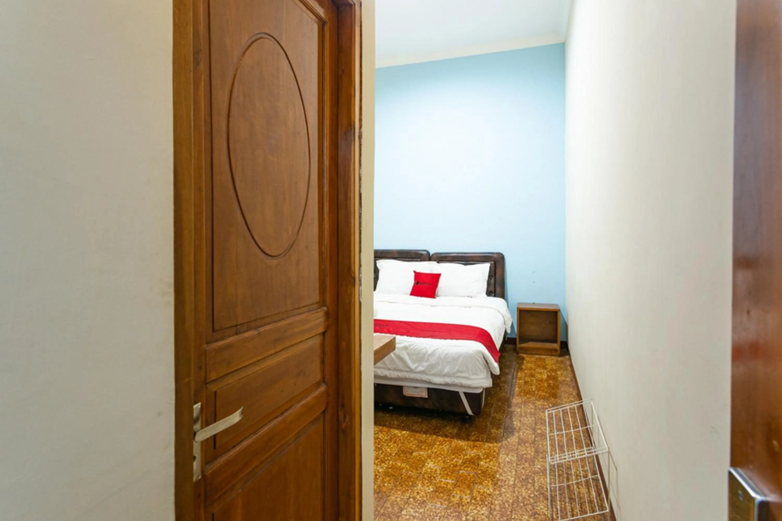 Bed in RedDoorz Syariah @ Sakinah Guesthouse