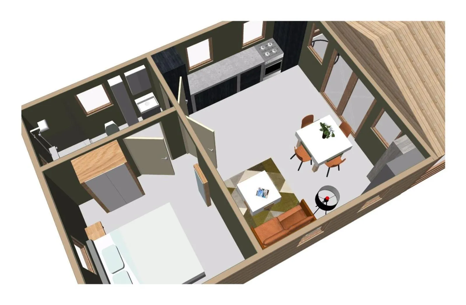 Floor Plan in Bonaire Boutique Resort
