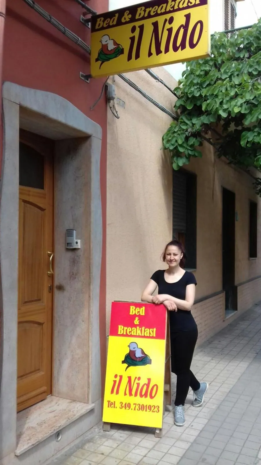 Facade/entrance in B&B Il Nido