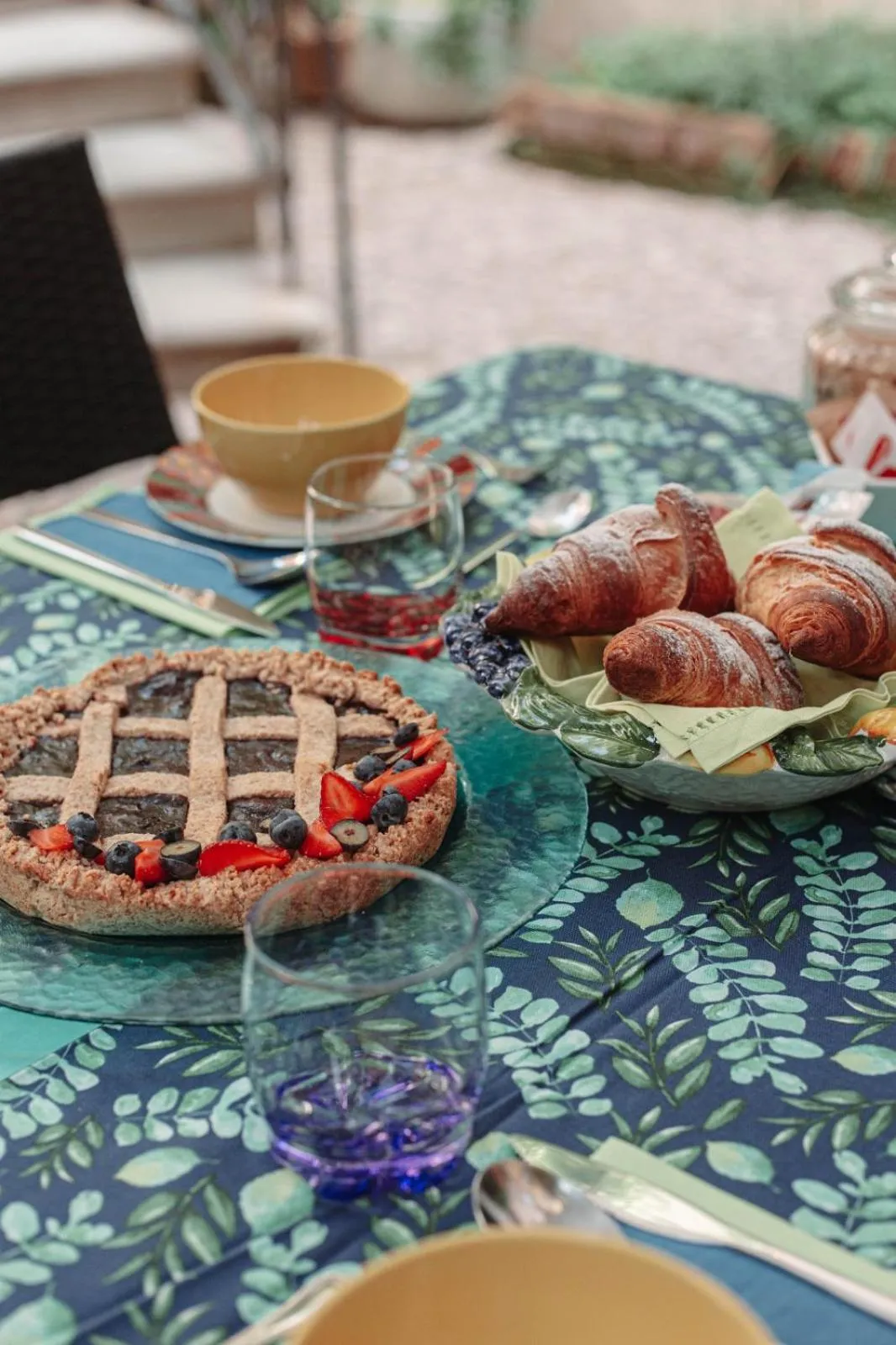 Garden in B&B La Corte