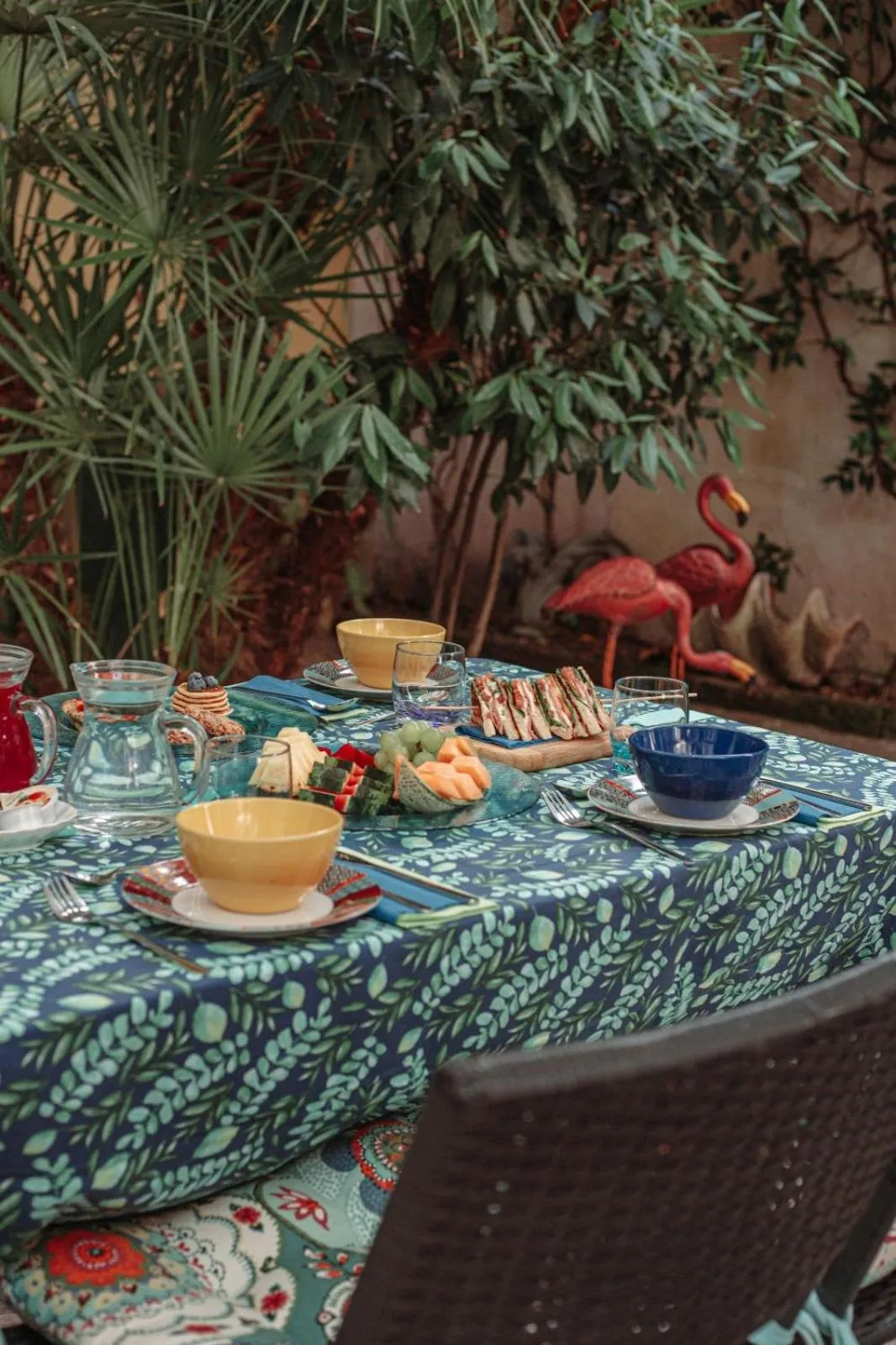 Garden in B&B La Corte