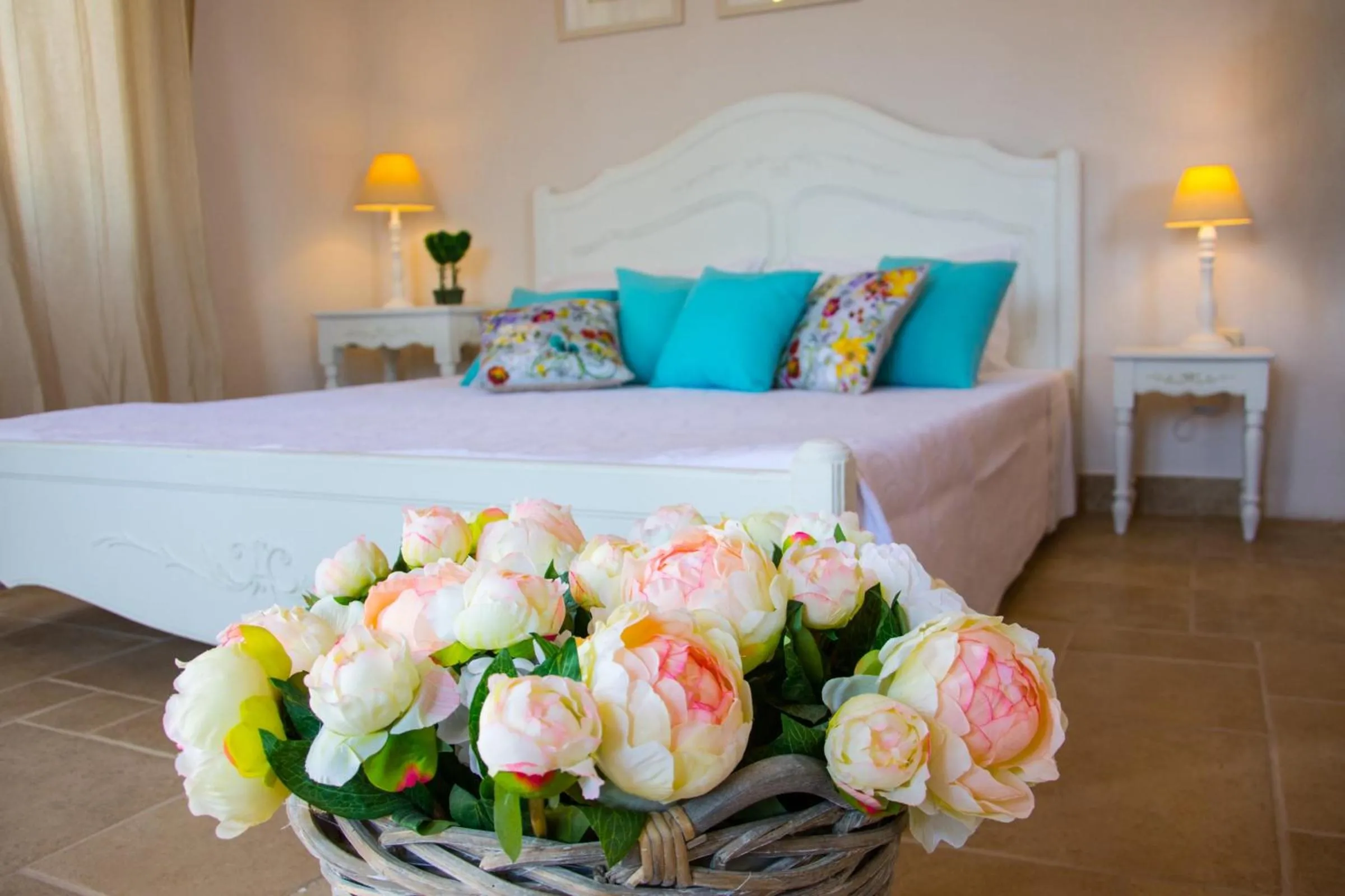 Bed in Ideales Resort