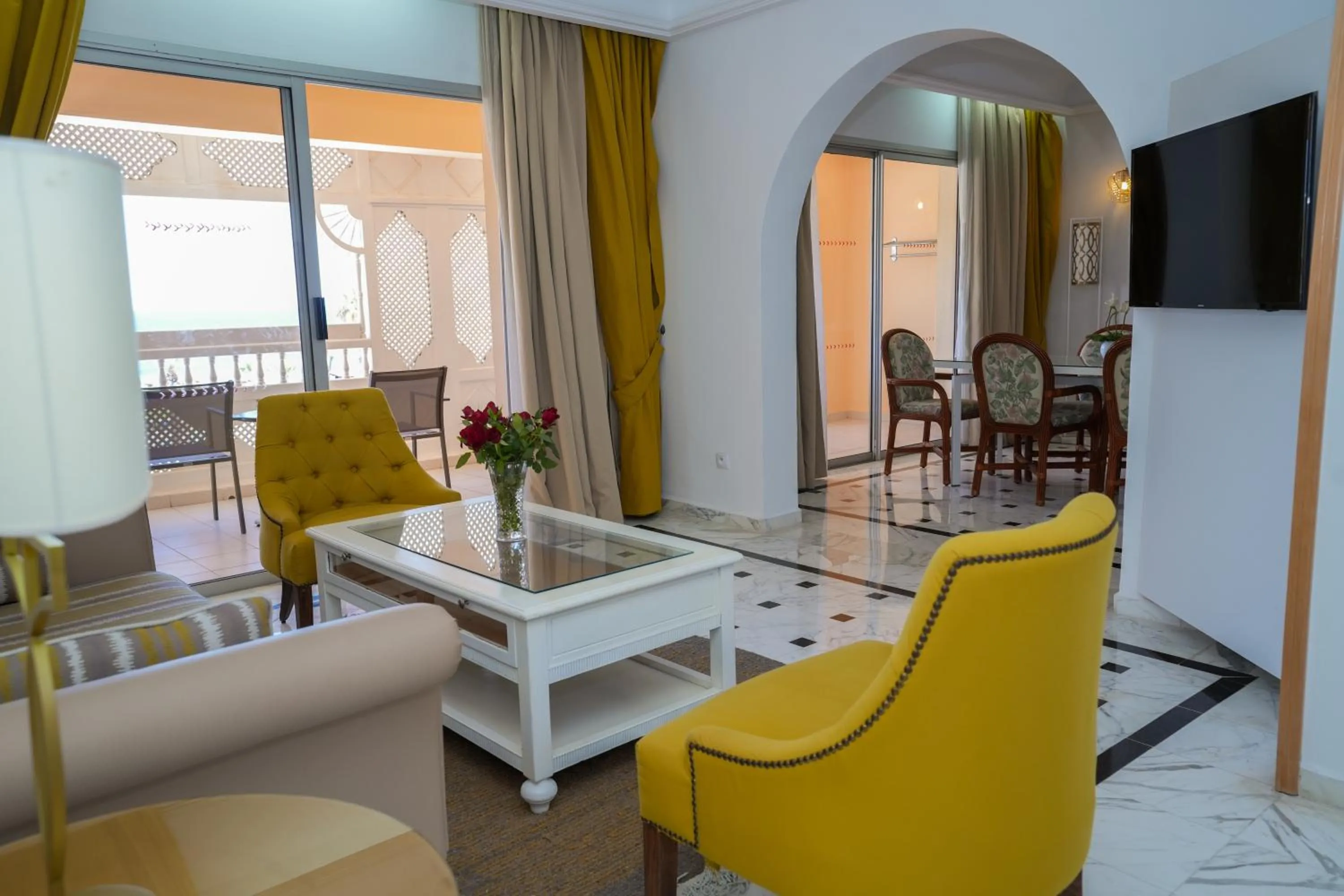 Living room in Marhaba Palace