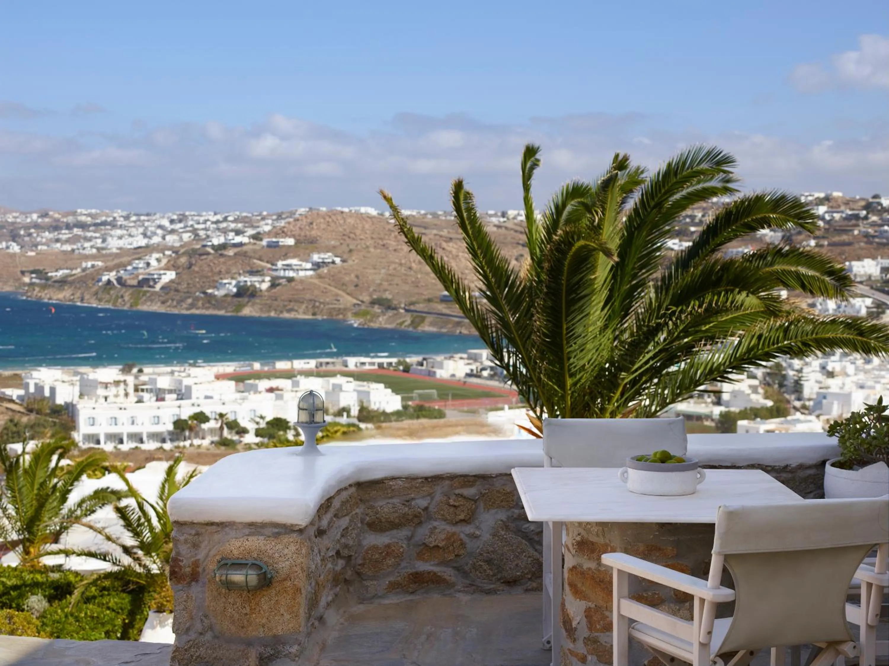 Patio in Kallos of Mykonos - previous Leonis Summer Houses