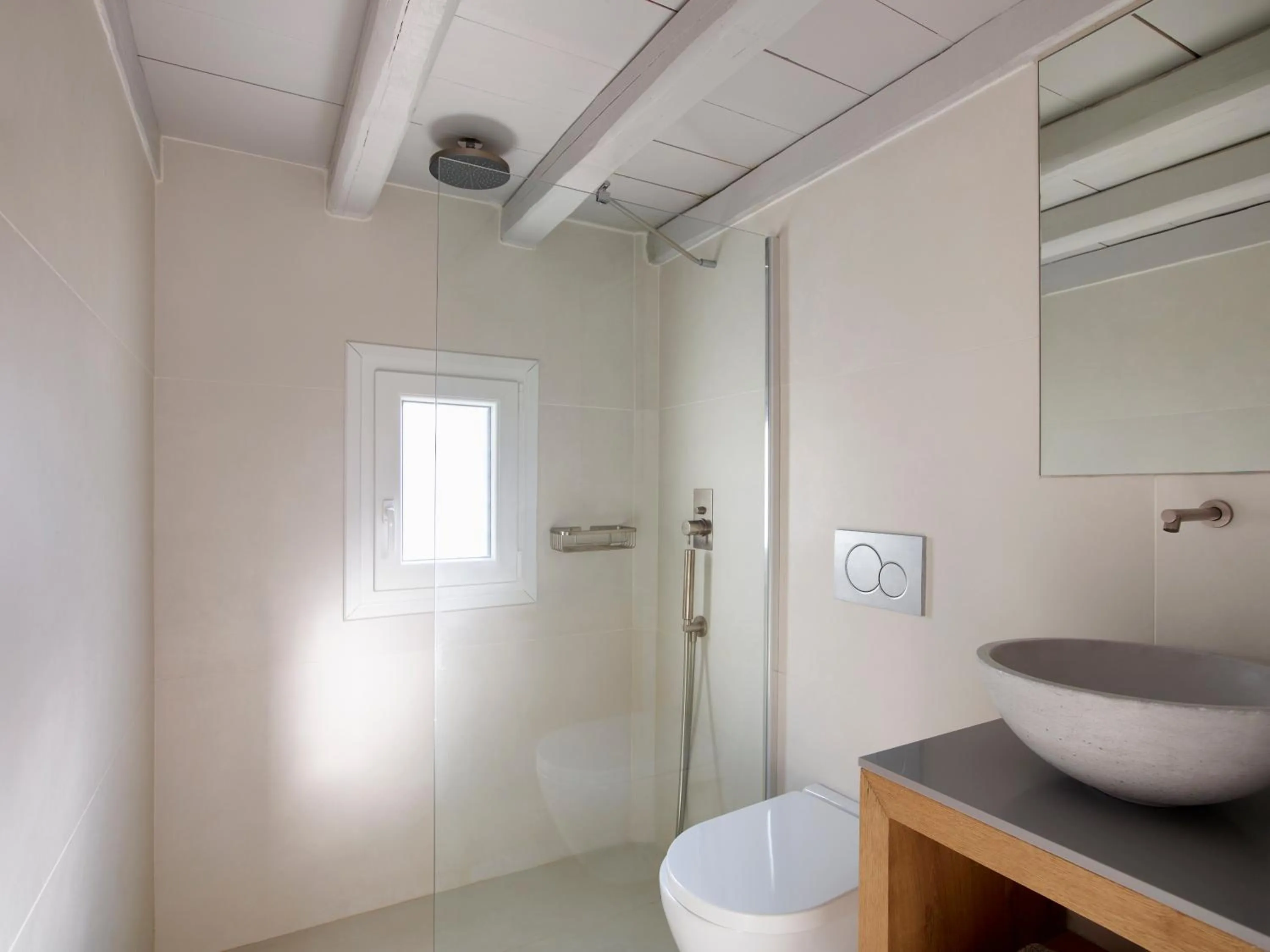 Bathroom in Kallos of Mykonos - previous Leonis Summer Houses