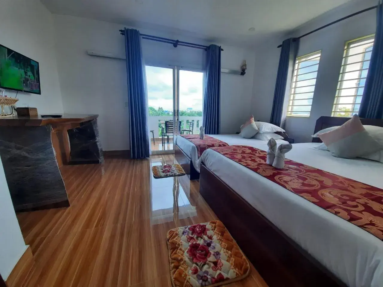 Superior Twin Room with City View in Realkhom Homestay Superior Twin Room with City View in Realkhom Homestay