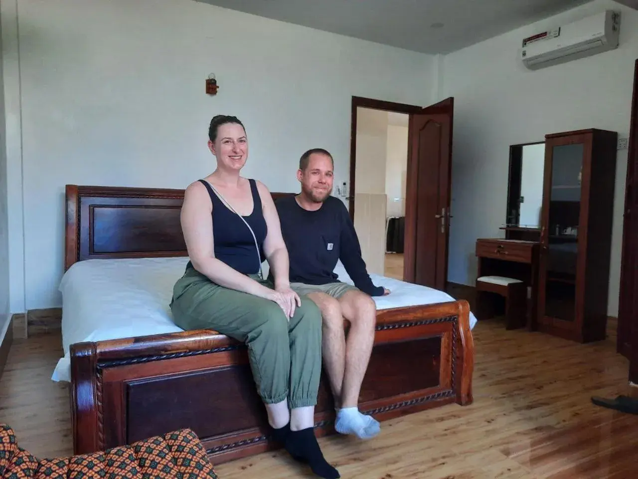 Deluxe Double Room in Realkhom Homestay Deluxe Double Room in Realkhom Homestay