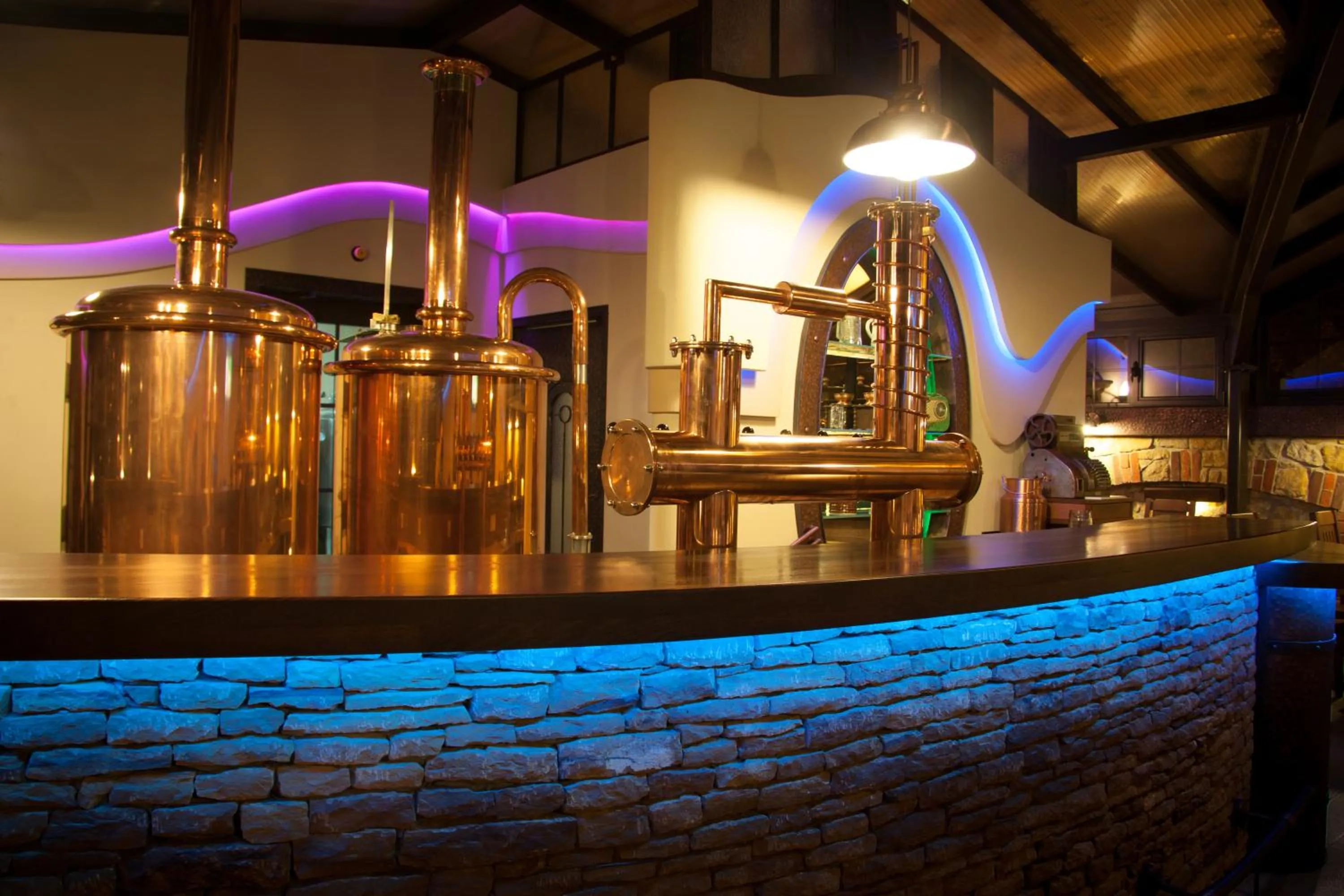 Lounge or bar in Hotel Restauracja Browar Lwów w Lublinie