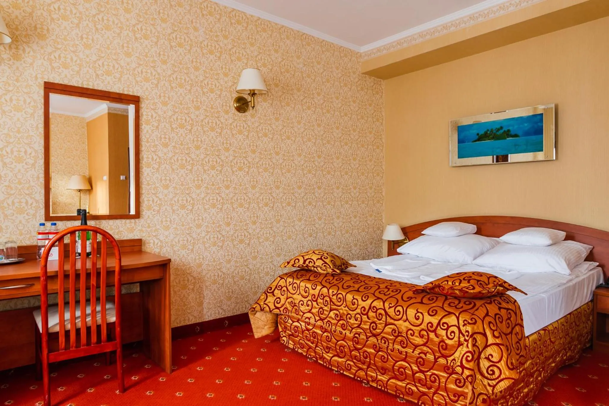 Bedroom, Bed in Hotel Restauracja Browar Lwów w Lublinie