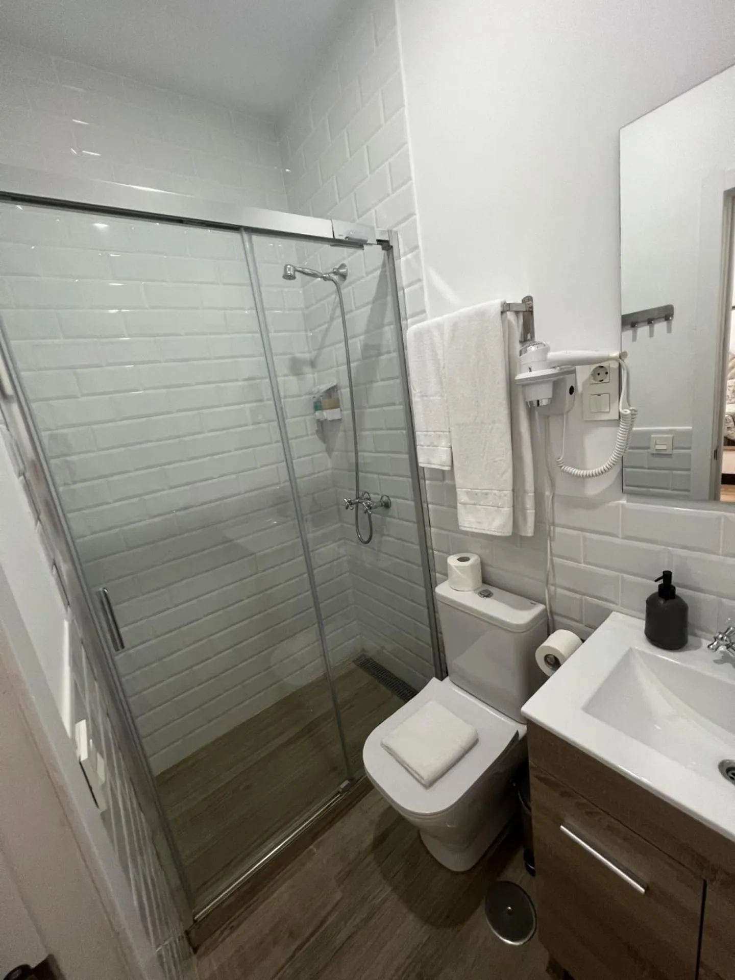 Toilet in Hostal Central Palace Madrid