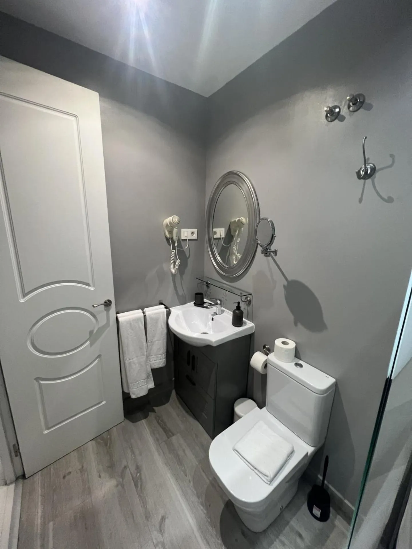 Toilet in Hostal Central Palace Madrid