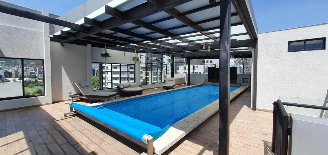 Swimming pool in BlueZone Apartments