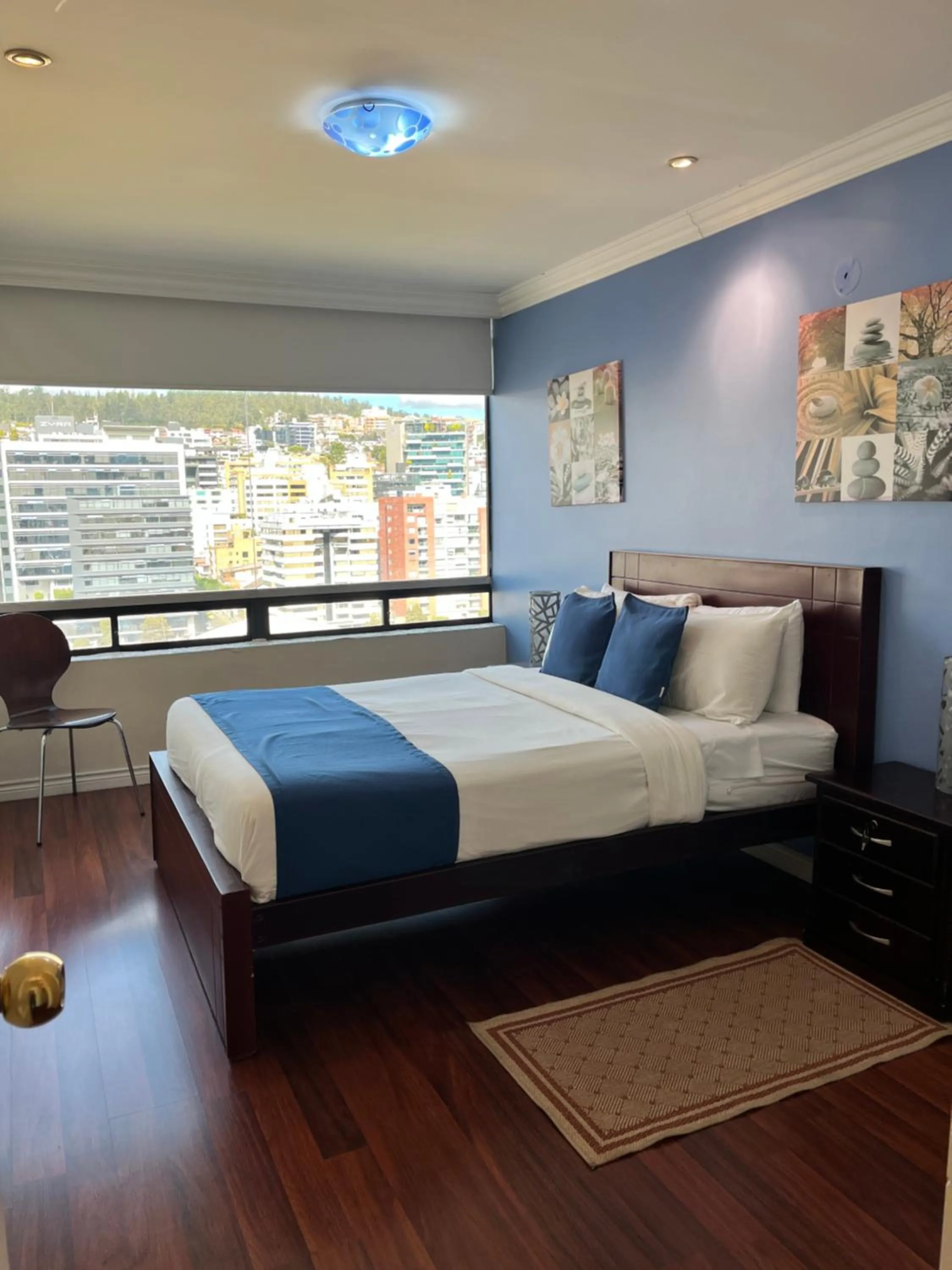 Bedroom, Bed in BlueZone Apartments