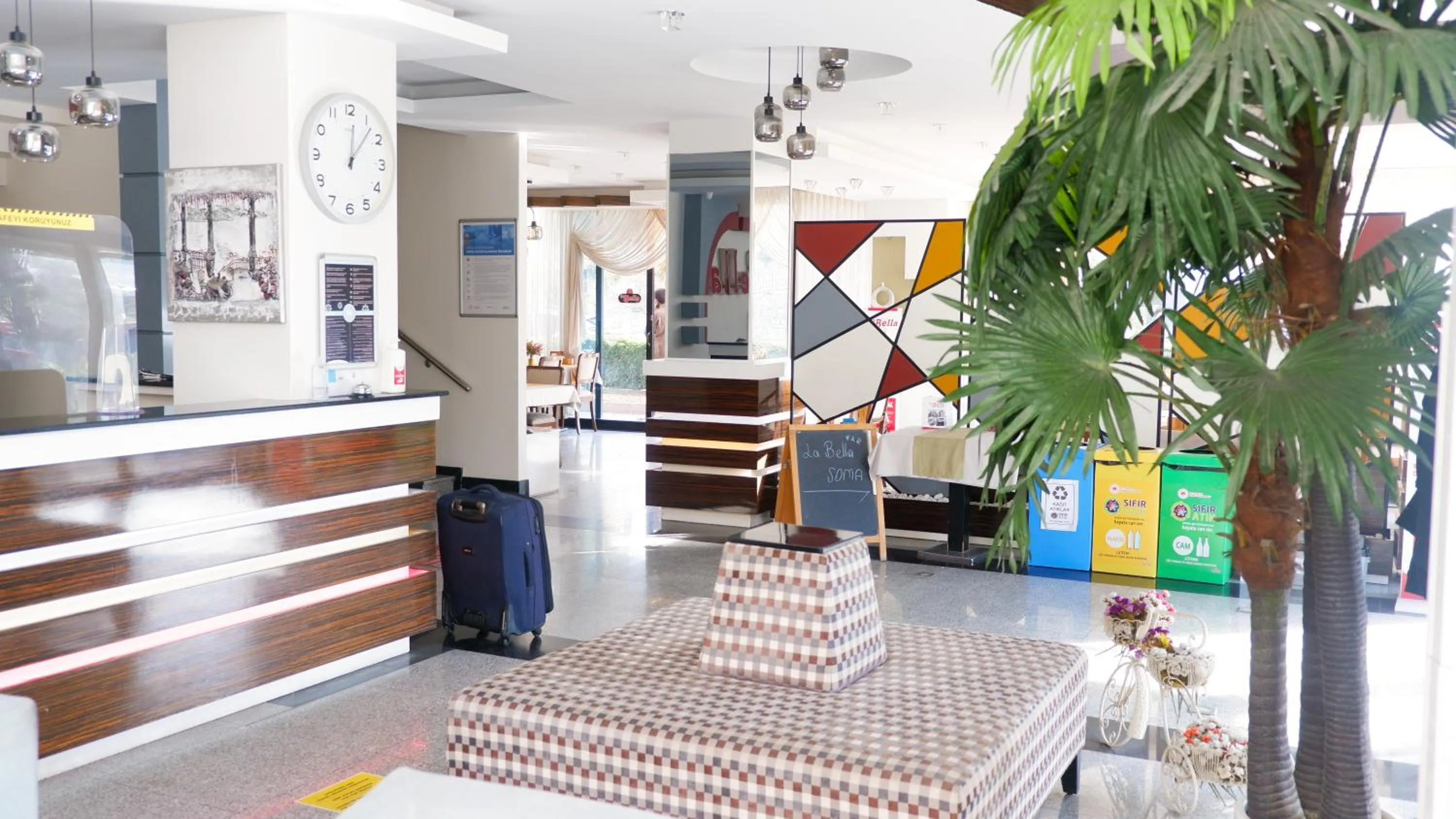 Lobby or reception in Hotel La Bella Soma