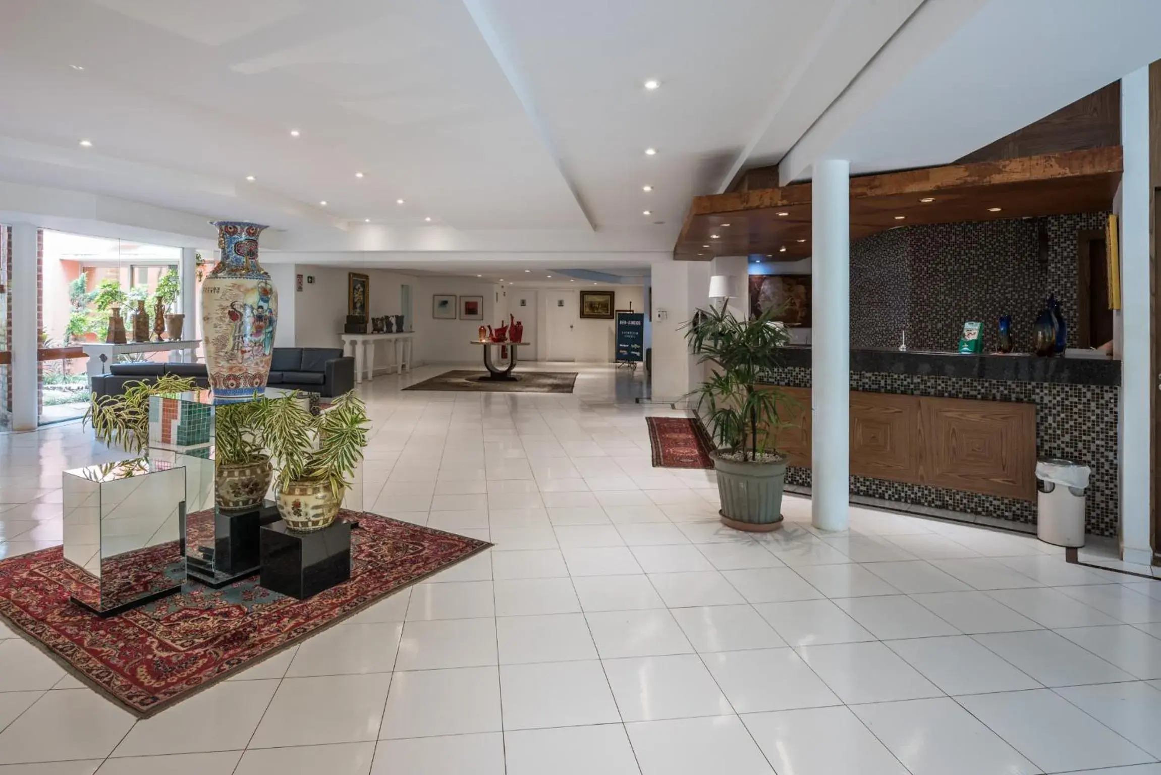 Lobby or reception in Carlton Suítes Limeira Lobby or reception in Carlton Suítes Limeira