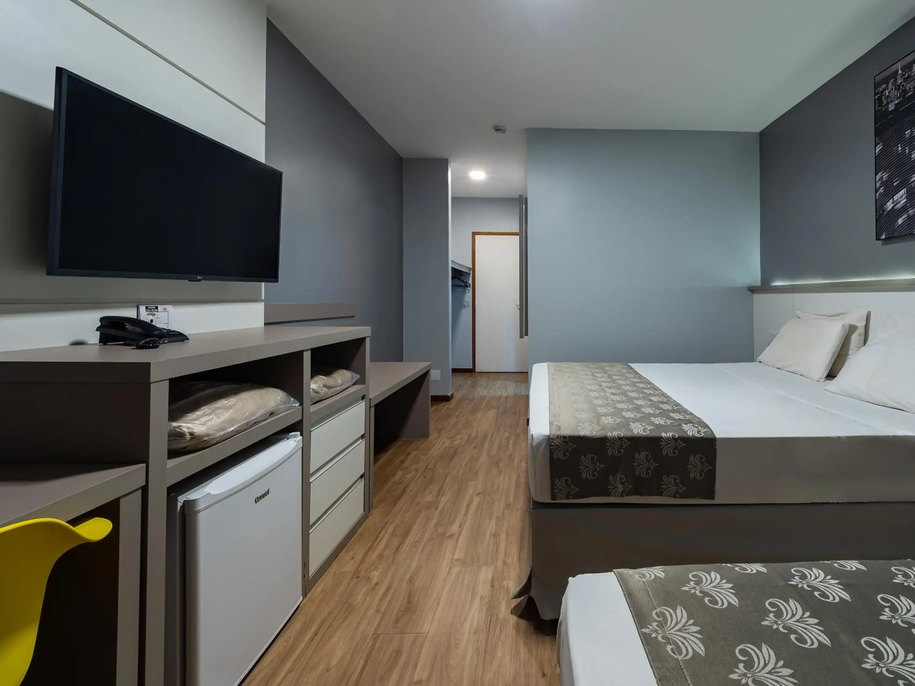 Bedroom, Bed in Carlton Suítes Limeira Bedroom, Bed in Carlton Suítes Limeira