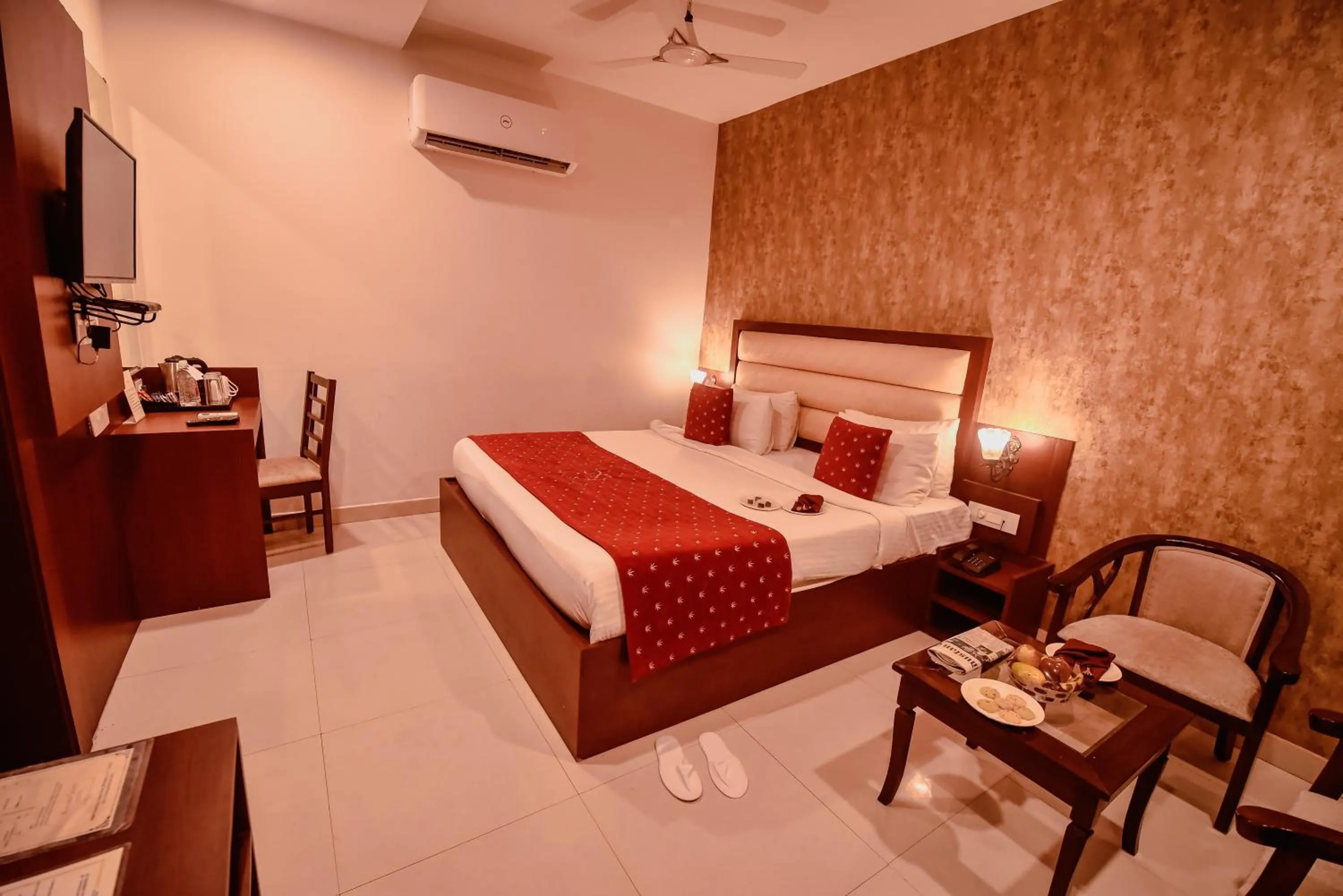Photo of the whole room, Bed in Konark Grand Hotel