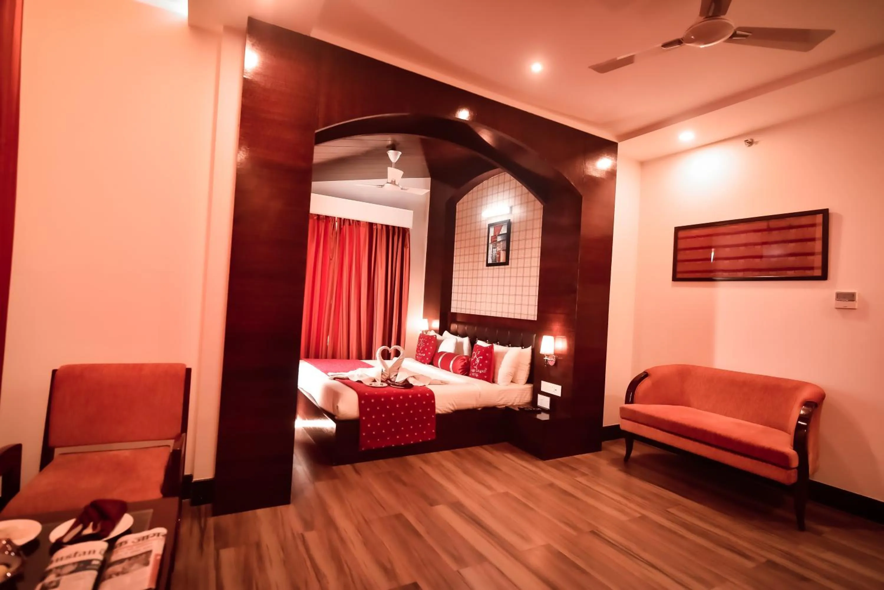 Bed in Konark Grand Hotel