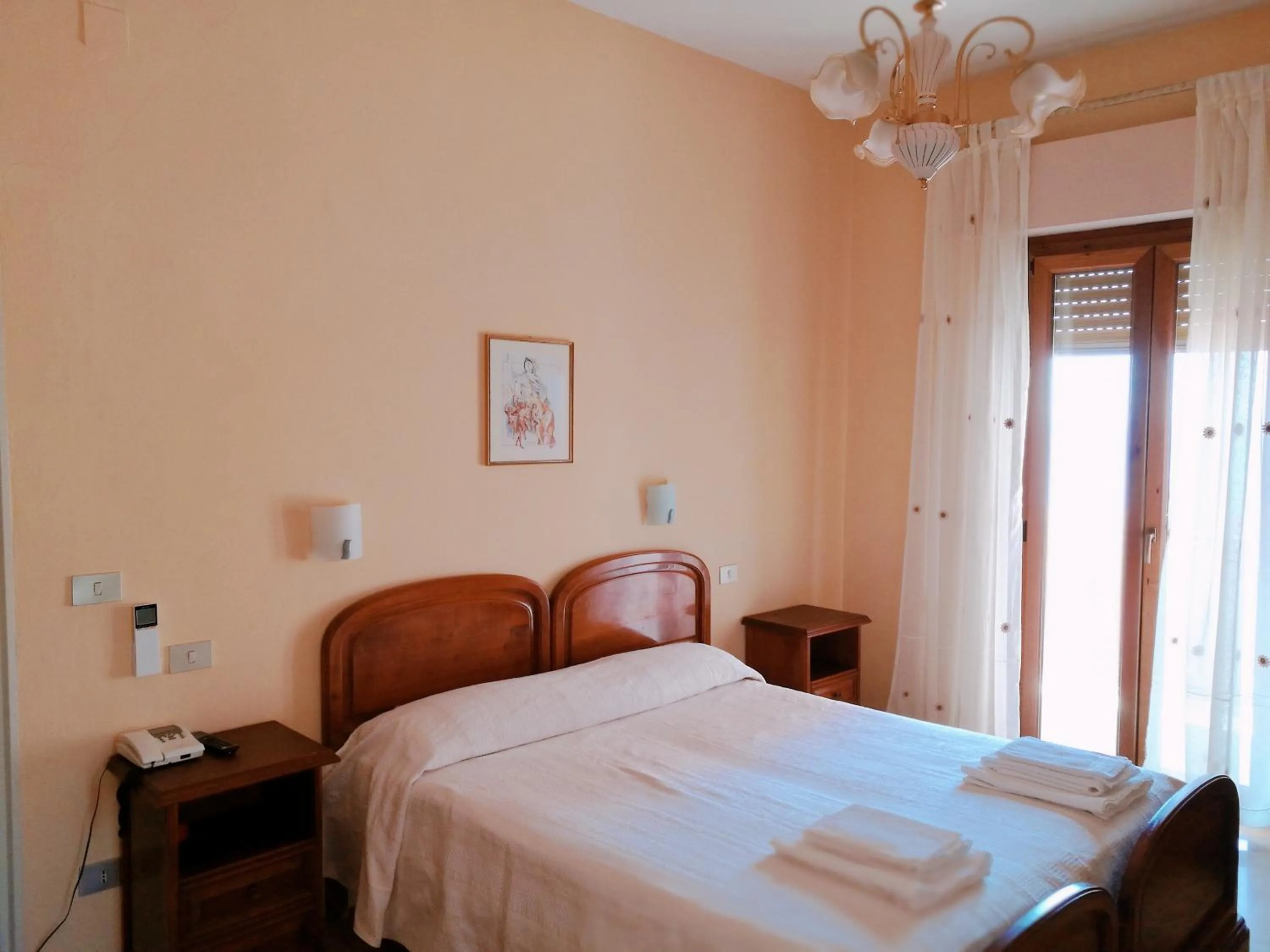 Bed in PARADISO Hotel Ristorante