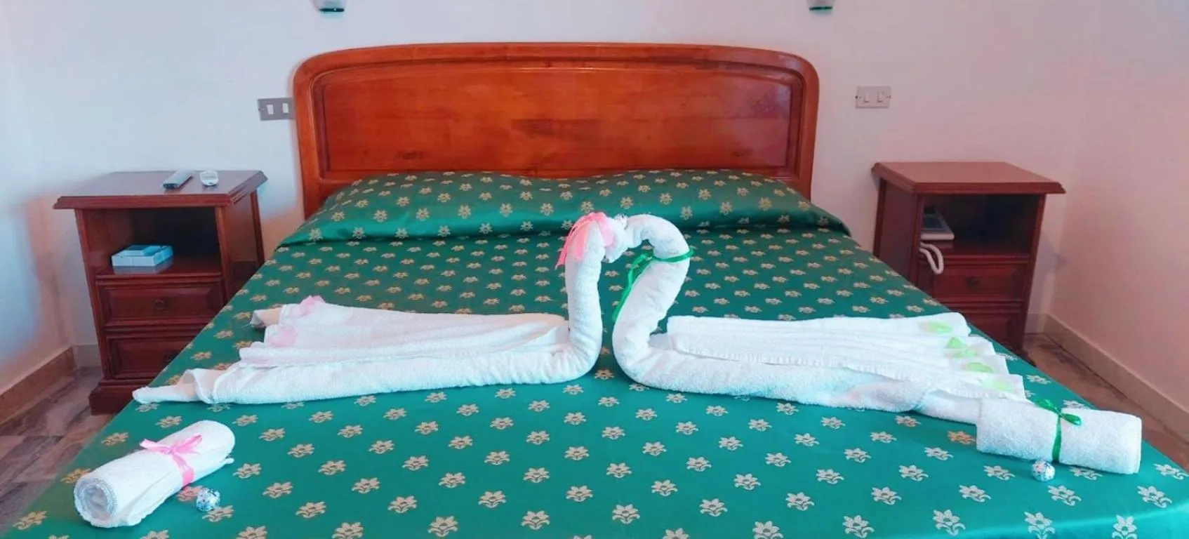 Bed in PARADISO Hotel Ristorante