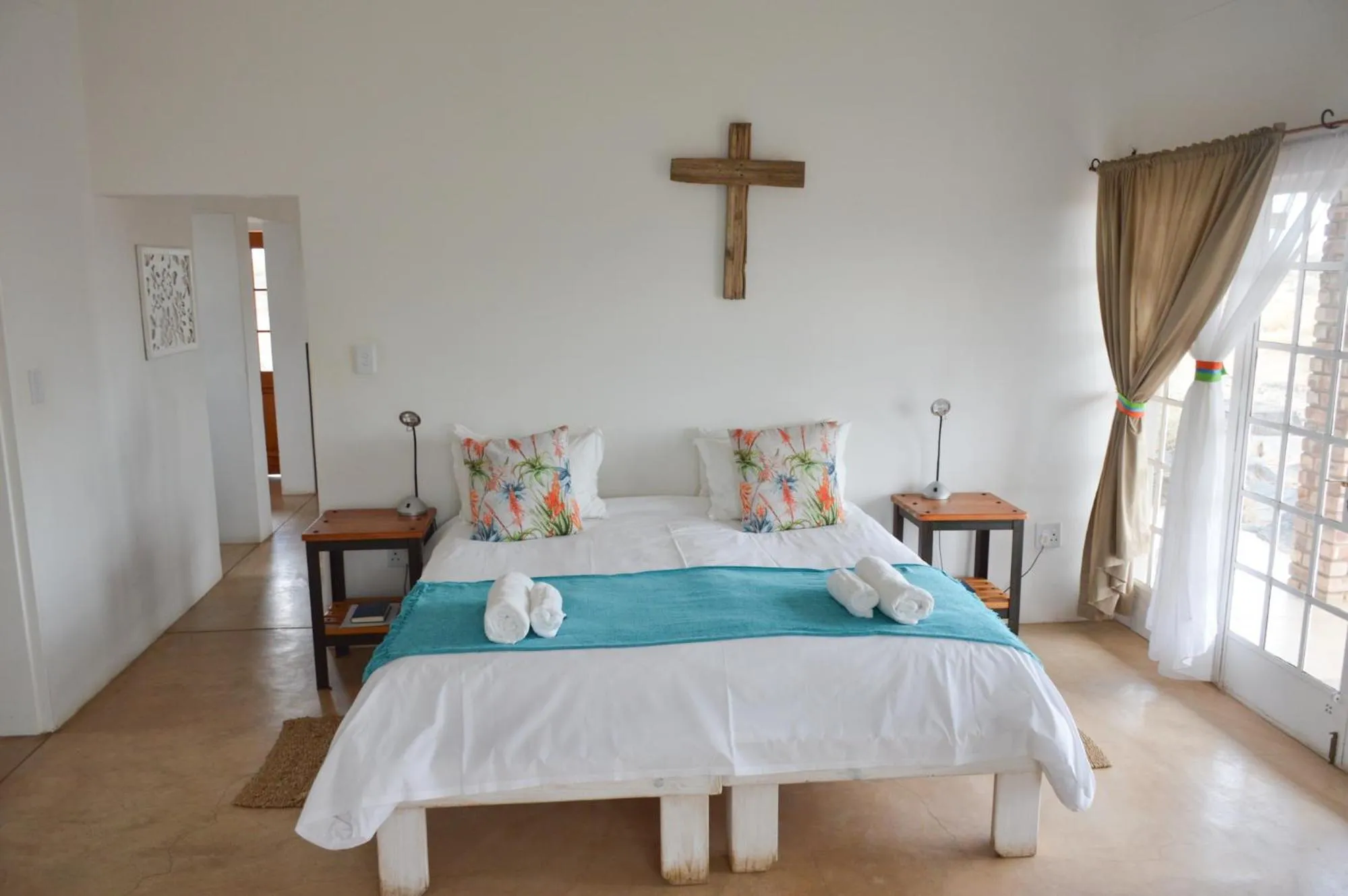 Bed in Alte Kalkoefen Lodge