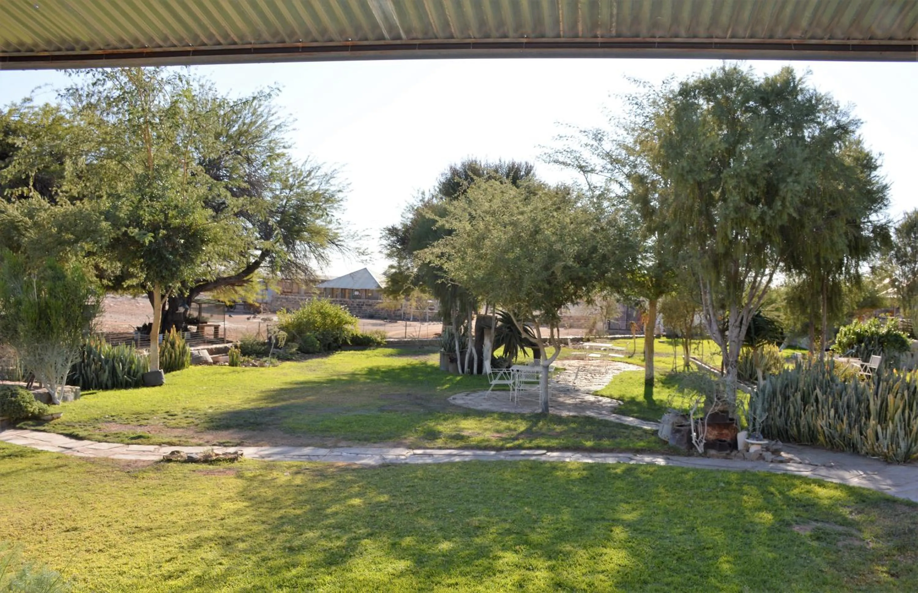 Garden view in Alte Kalkoefen Lodge