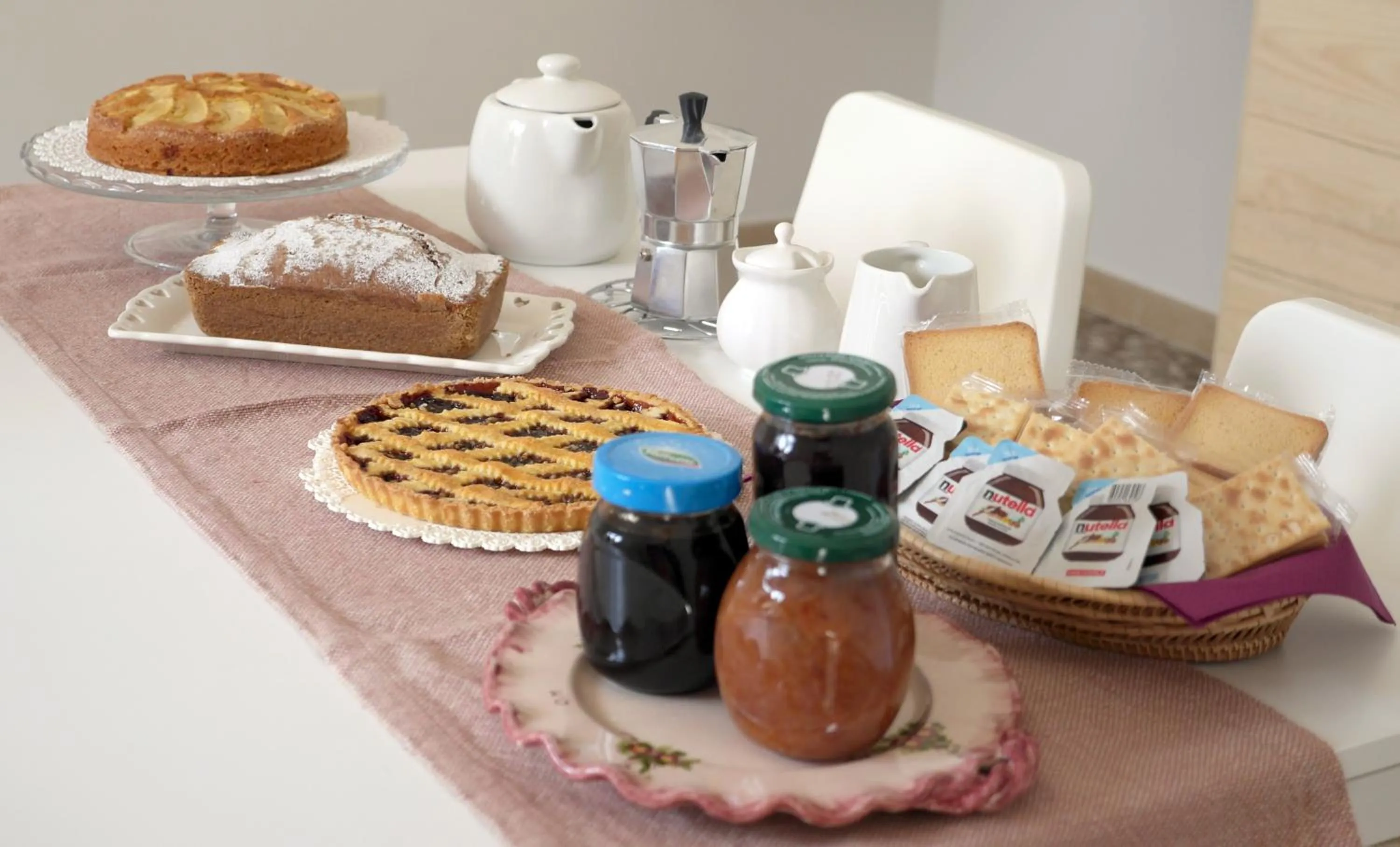 Italian breakfast in B&B Bell'aria