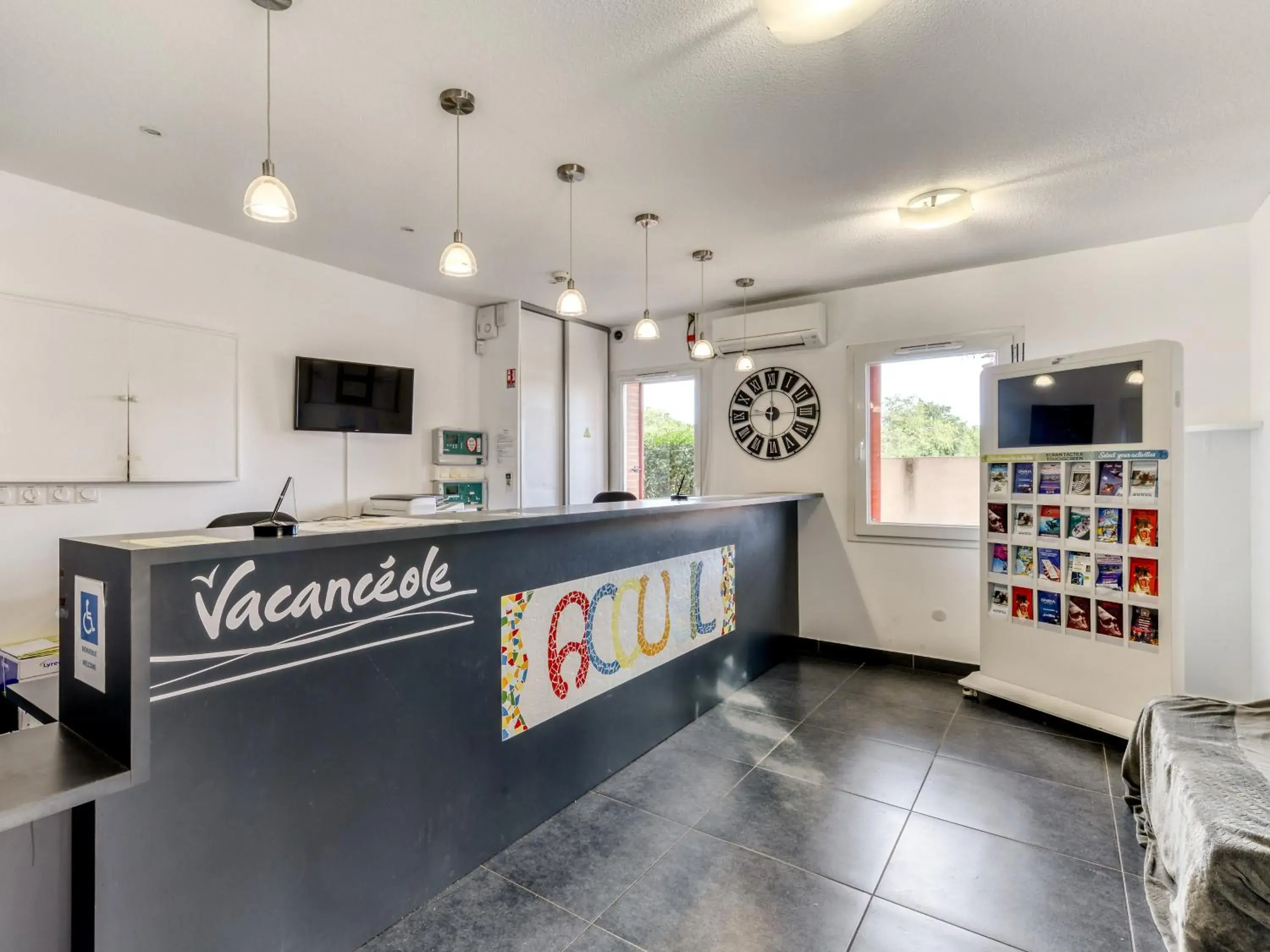 Lobby or reception in Vacancéole - Les demeures de la Massane - Argelès-sur-Mer Lobby or reception in Vacancéole - Les demeures de la Massane - Argelès-sur-Mer