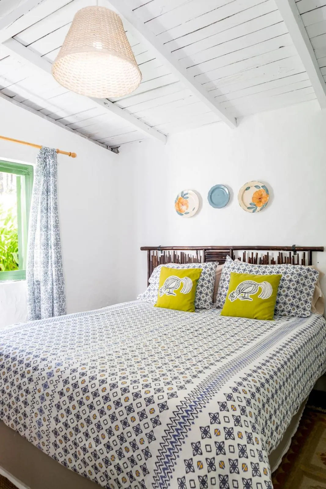 Bed in Villa Pajon Eco Lodge