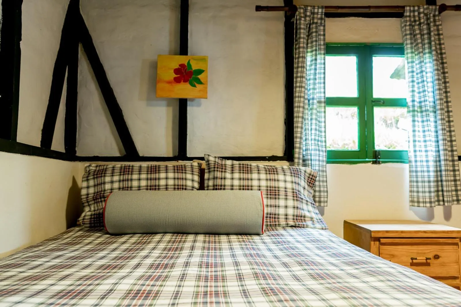 Bed in Villa Pajon Eco Lodge