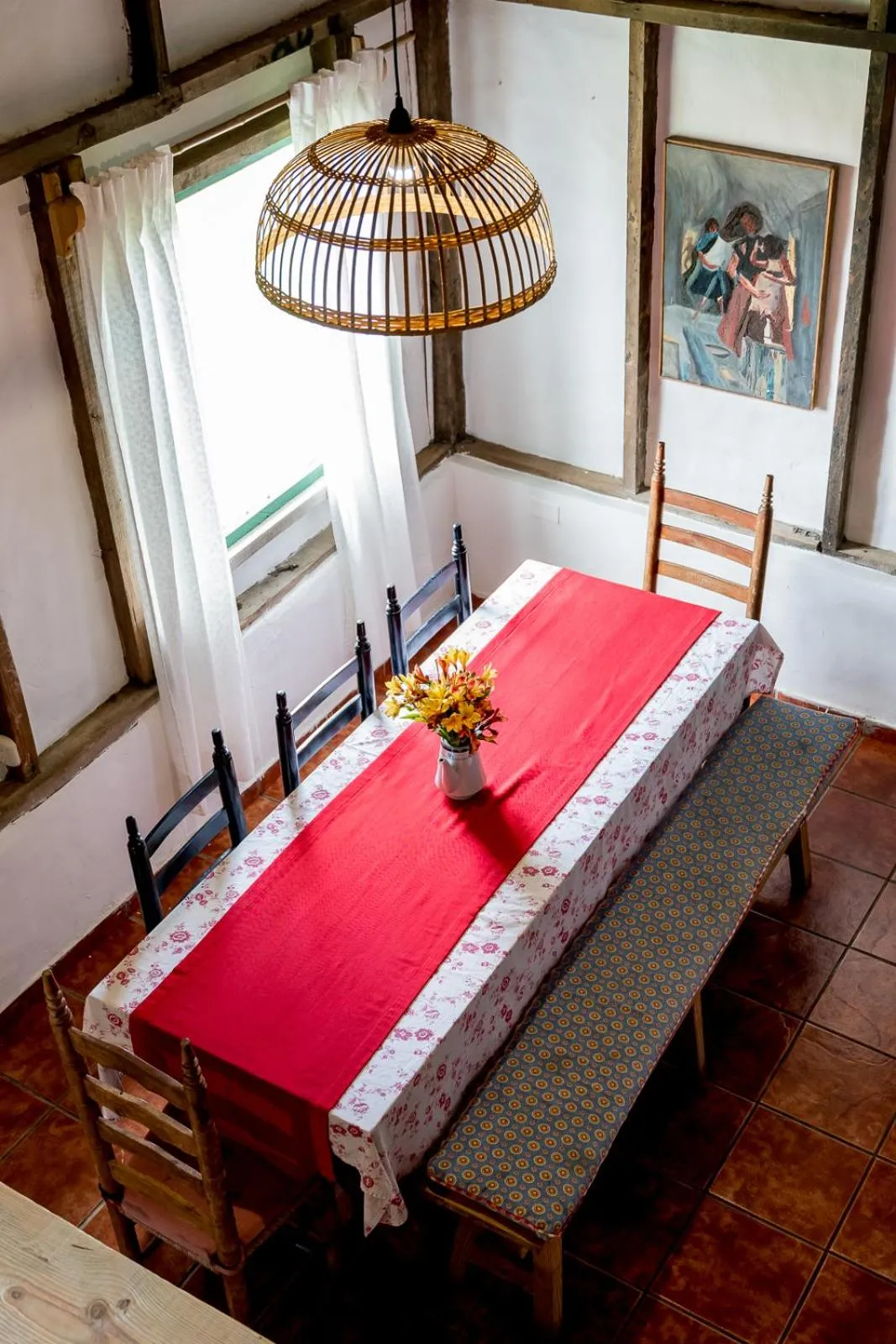 Bed in Villa Pajon Eco Lodge