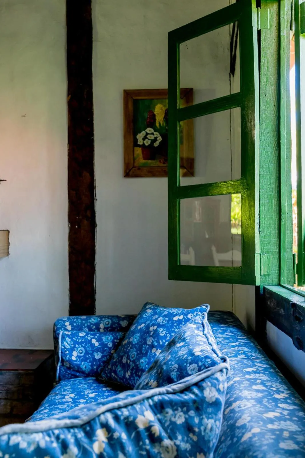 Bed in Villa Pajon Eco Lodge