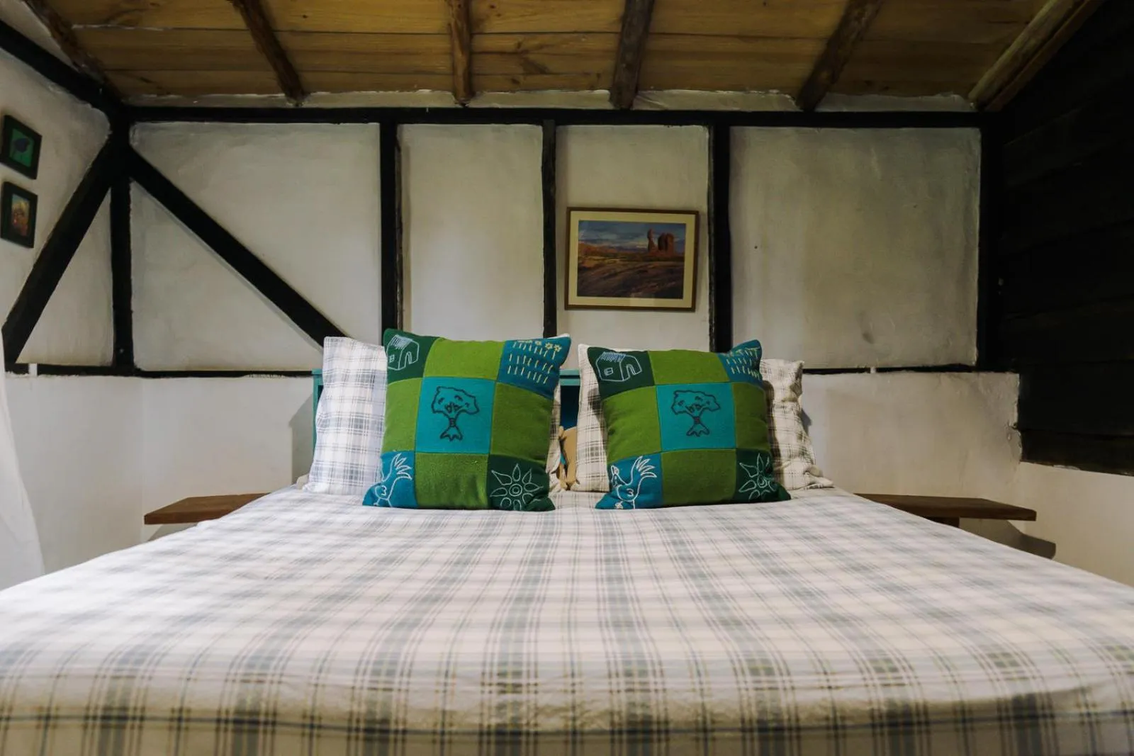 Bed in Villa Pajon Eco Lodge