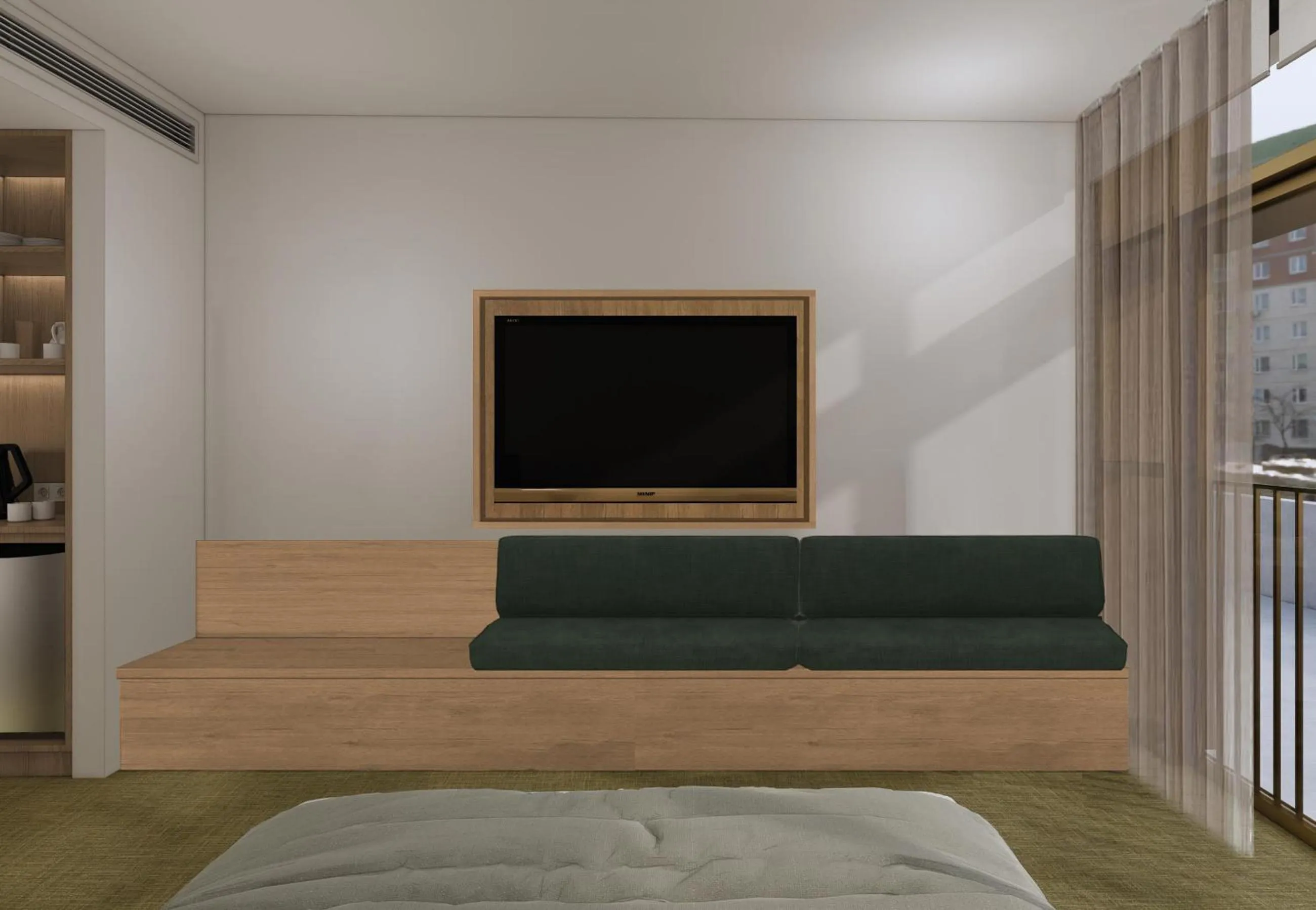 Bedroom in The Ultimo