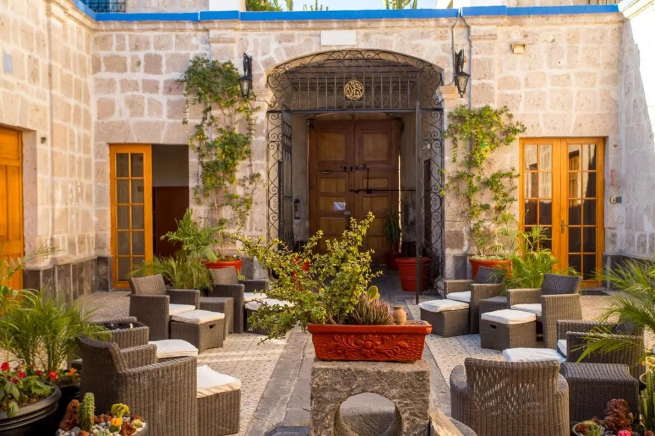 Patio in Hotel Casona Solar