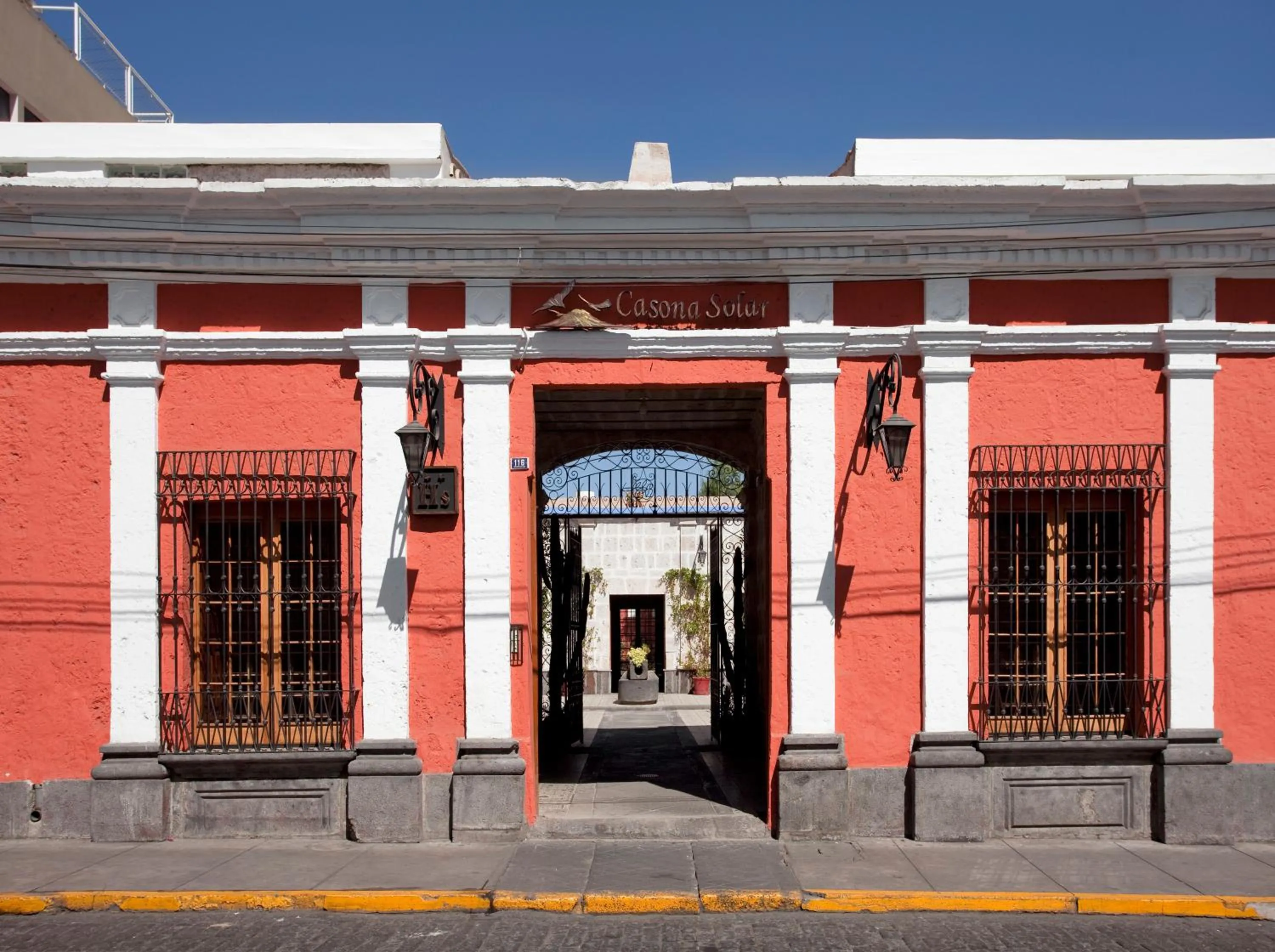 Facade/entrance in Hotel Casona Solar