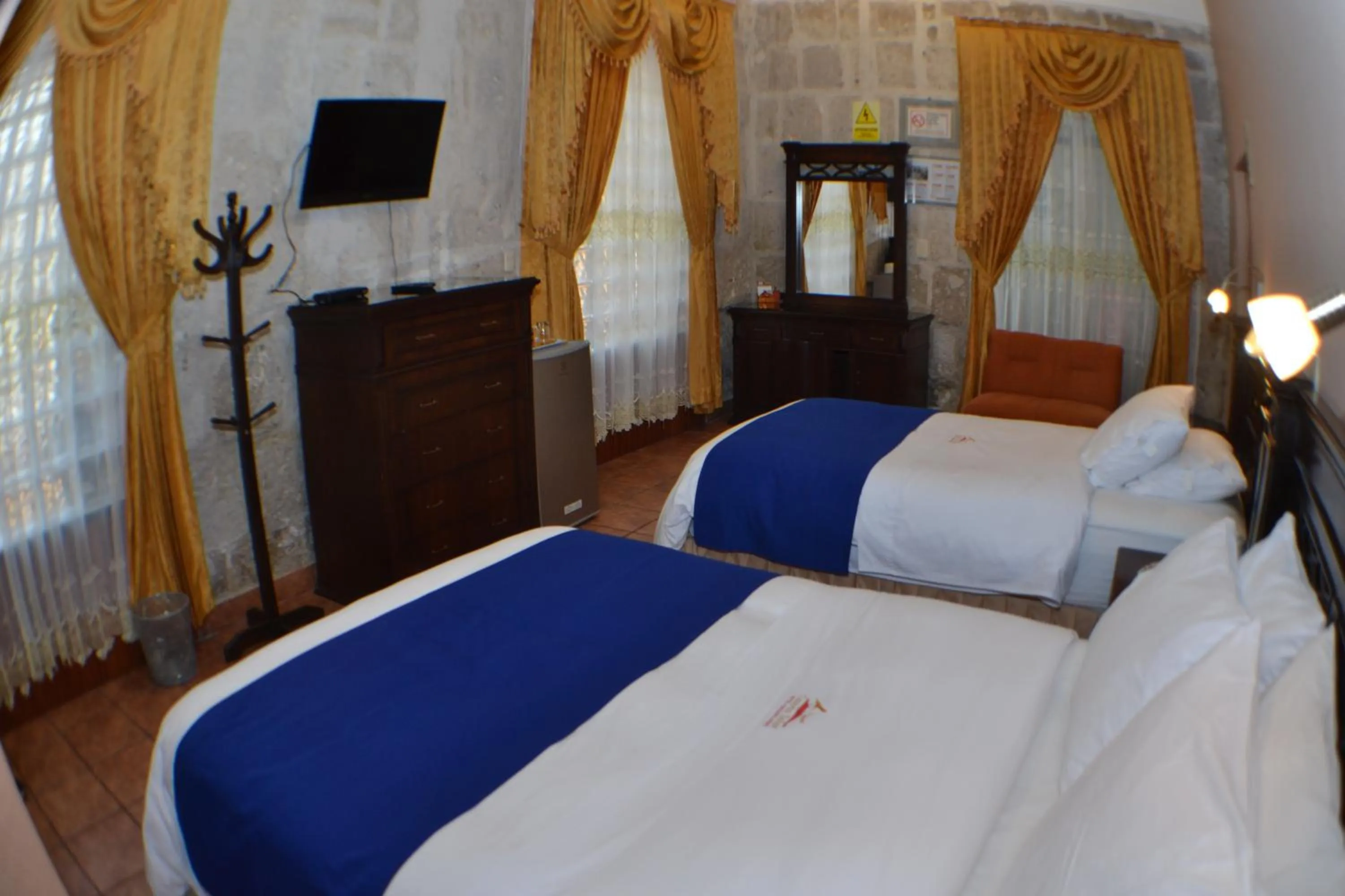 Bed in Hotel Casona Solar