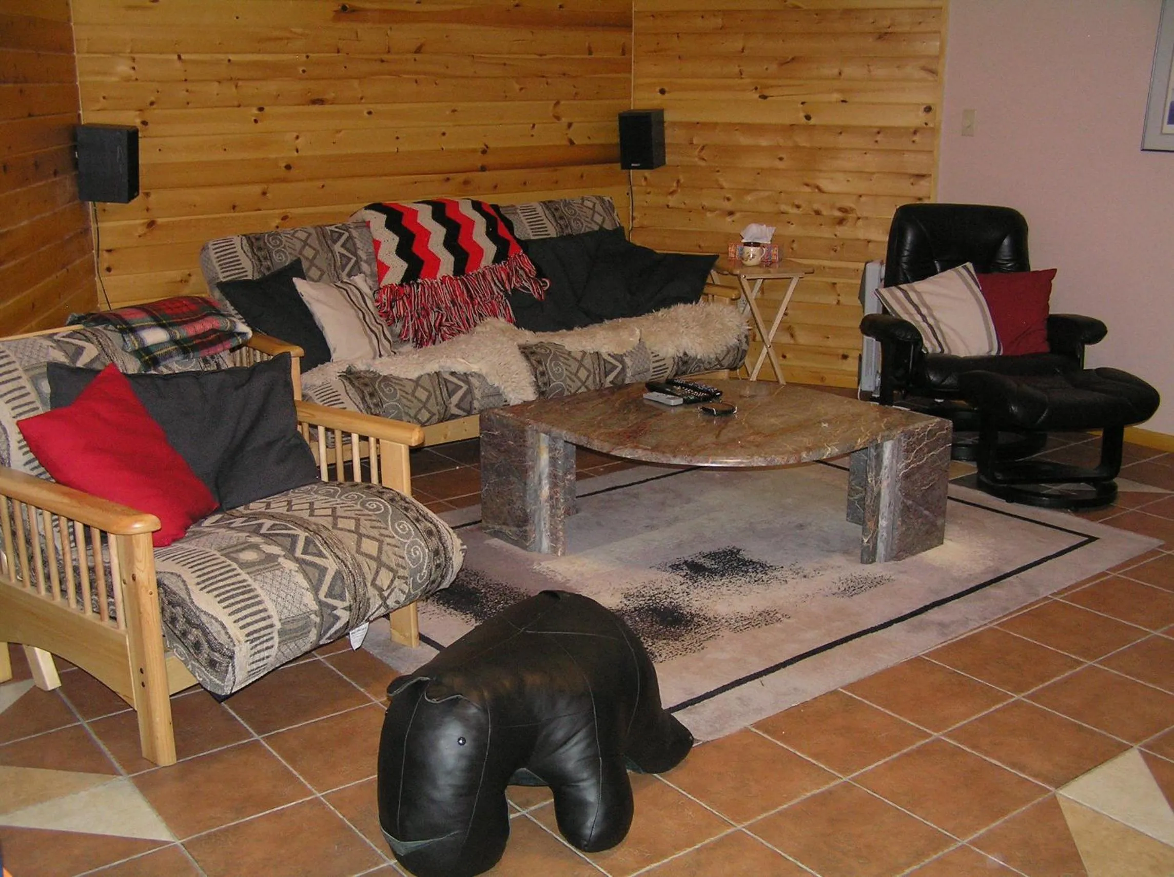 Seating area in End of the road B & B