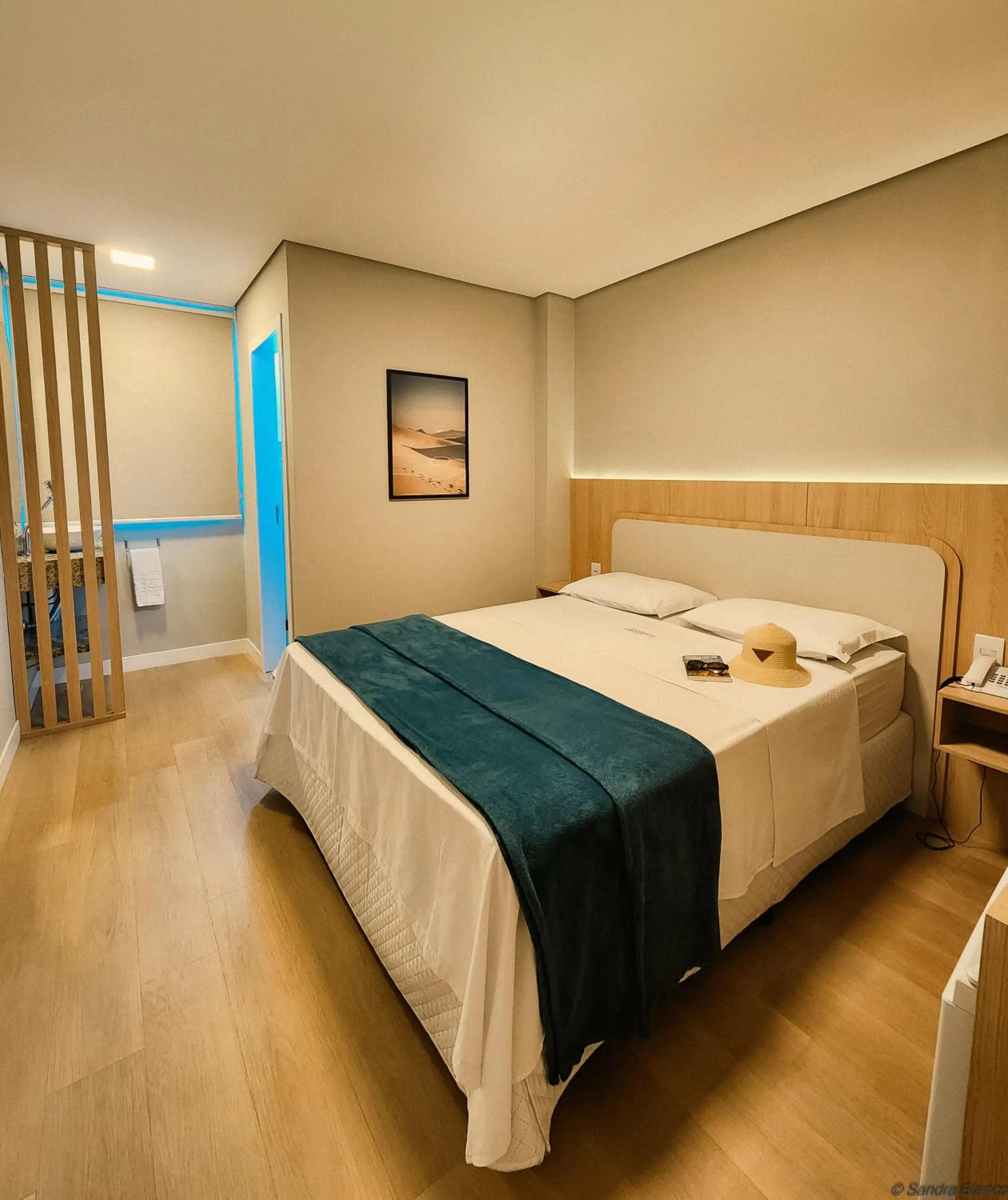 Bed in Joaquina Beach Hotel