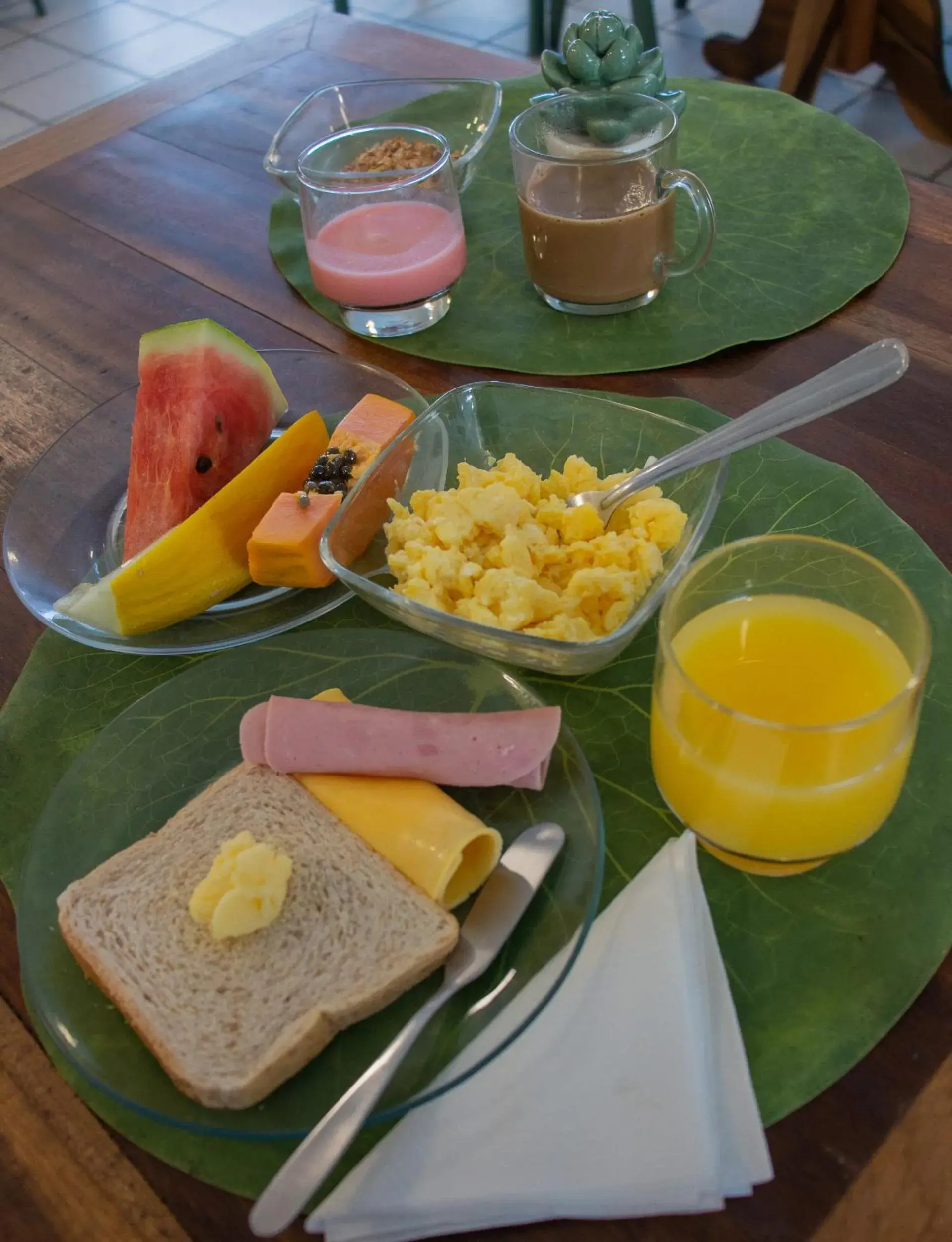 Breakfast in Joaquina Beach Hotel Breakfast in Joaquina Beach Hotel